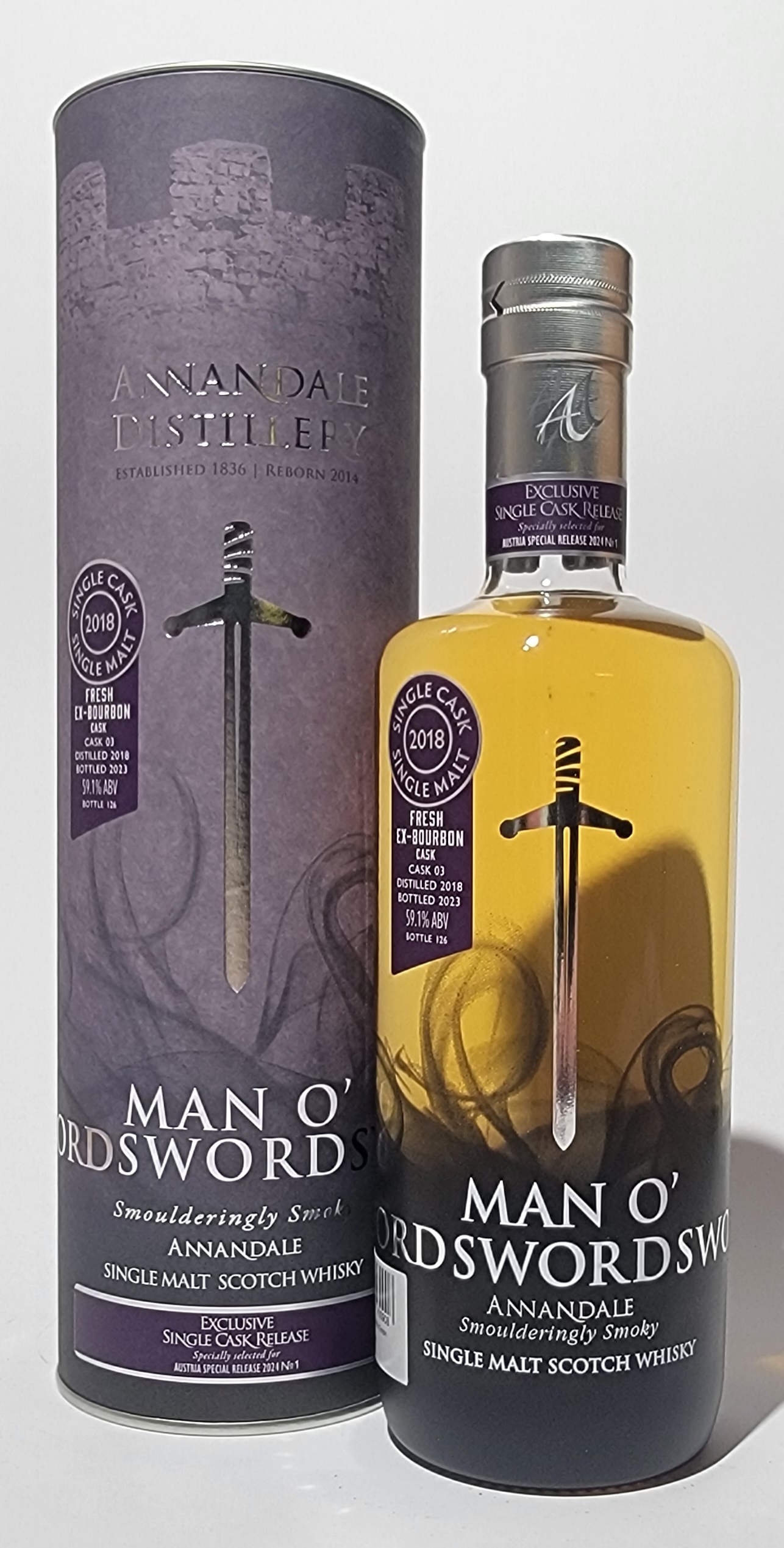 Annandale MAN O'SWORD Fresh Bourbon Cask 3 (2018)