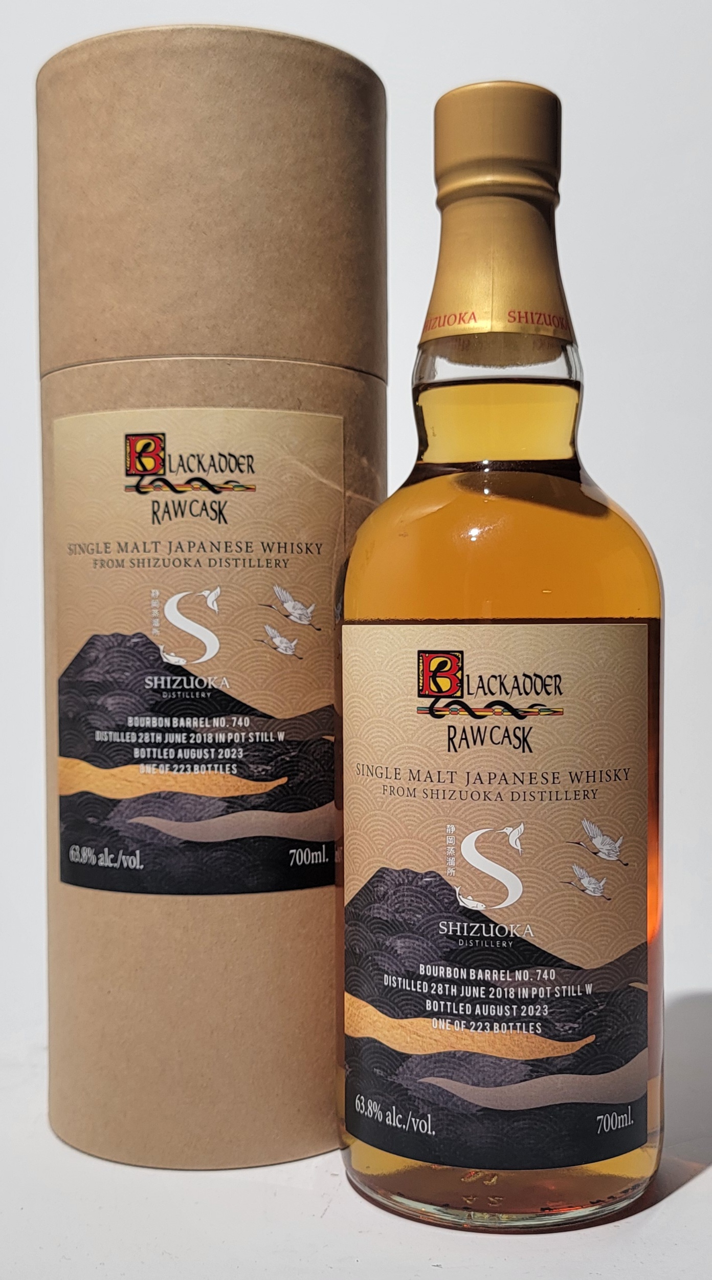 Blackadder Raw Cask Shizuoka Single Malt Pilsen Malt Pot Still 2018