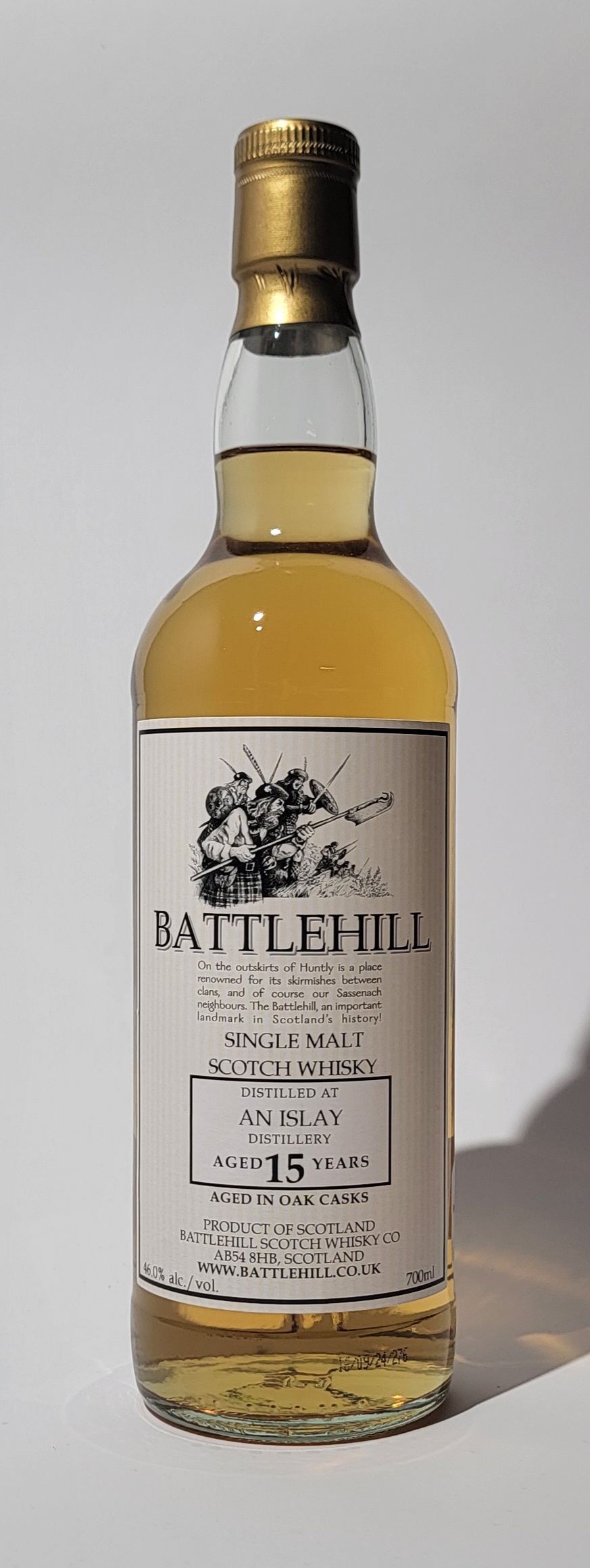 Duncan Taylor 'Battlehill' 'An Islay' 2008 15 Years Old
