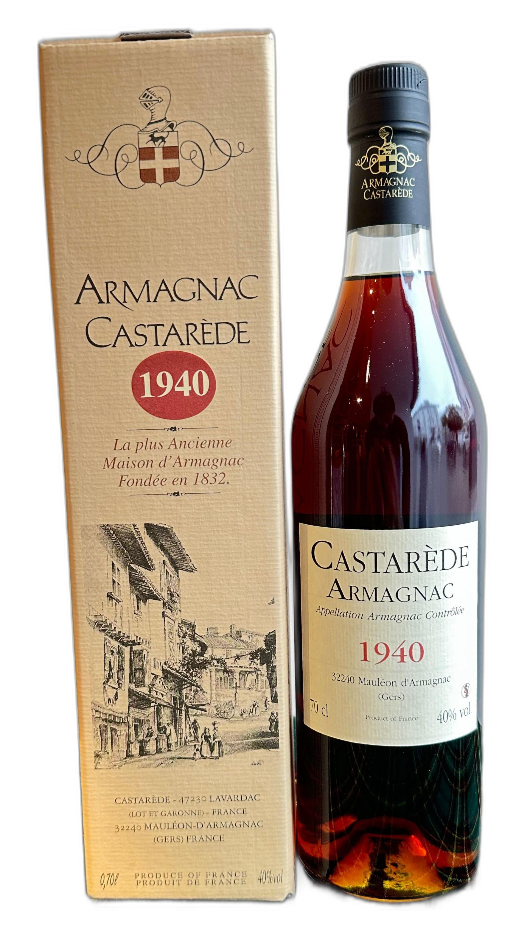 Armagnac Castarede 1940