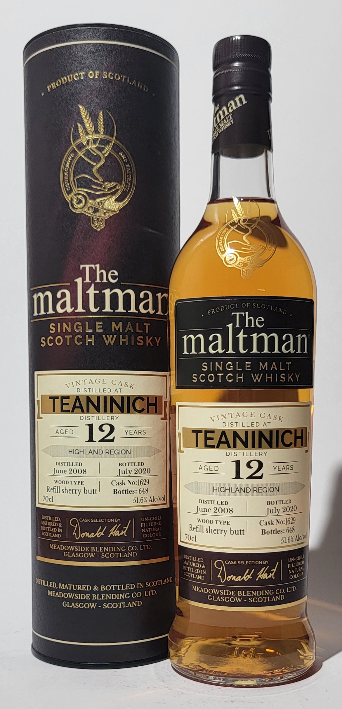 The Maltman Teaninich 2008 12 Years Old