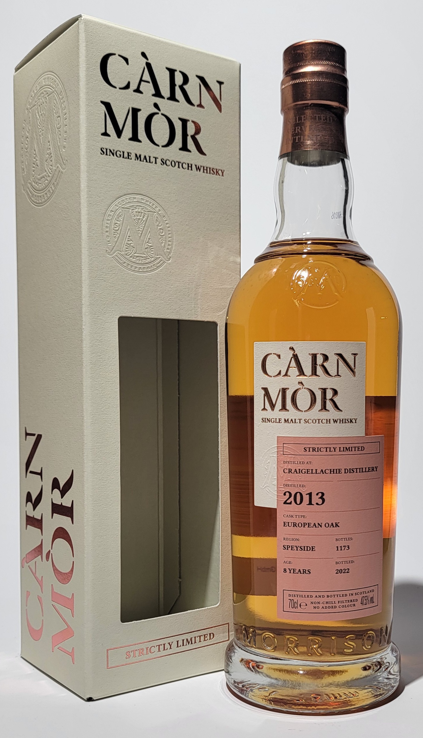 Carn Mor 'Strictly Limited' Craigellachie 2013 8 Years Old
