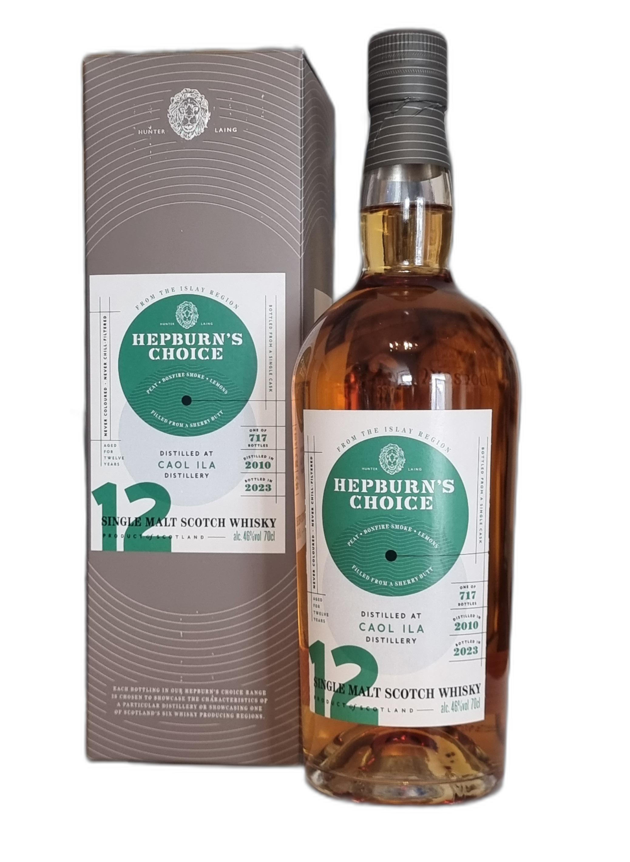 Hunter Laing 'Hepburn's Choice' Caol Ila 2010 12 Years Old