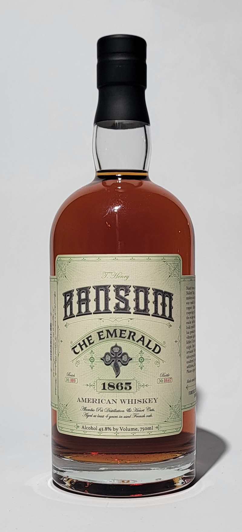 Ransom The Emerald 1865 American Whiskey