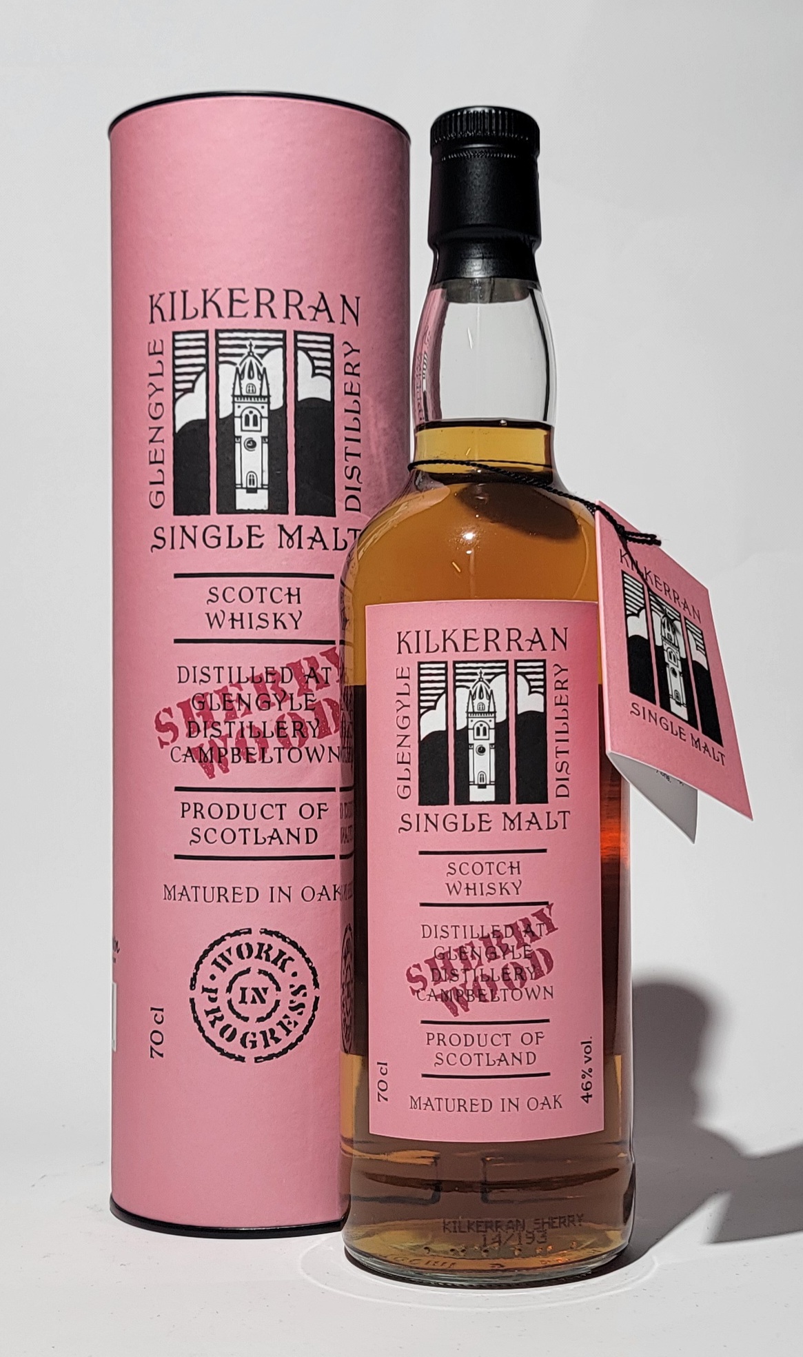 Kilkerran 'Work in Progress' 6 - Sherry Wood Finish