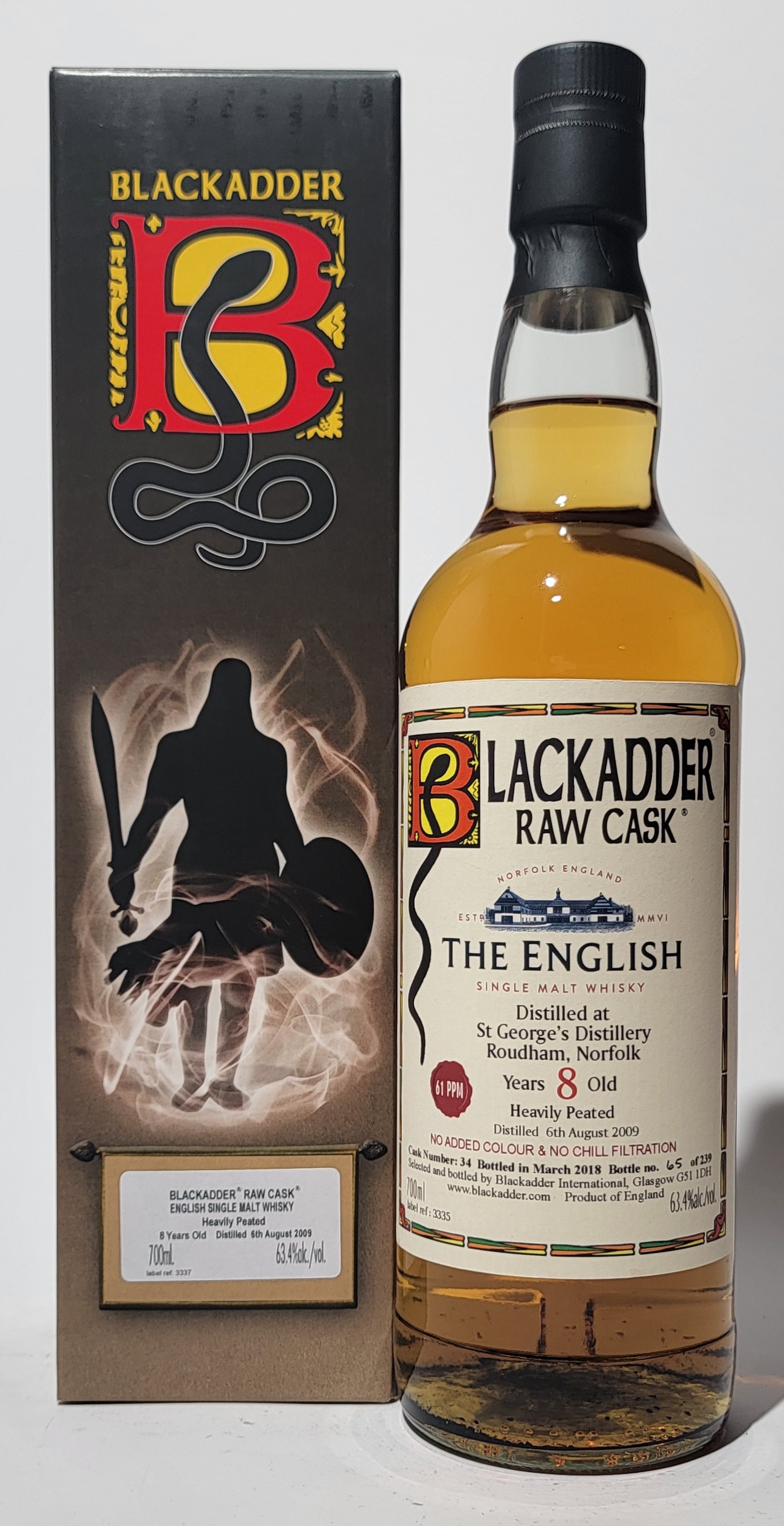 Blackadder Raw Cask The English 2009 8 Years Old
