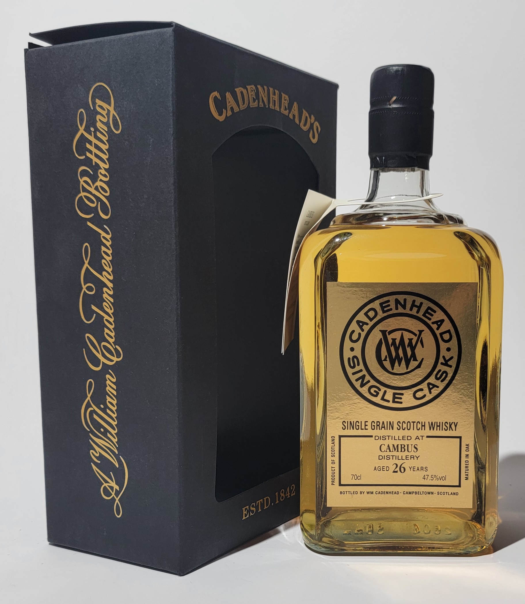 Cadenhead's 'Single Cask' Cambus 26 Years Old