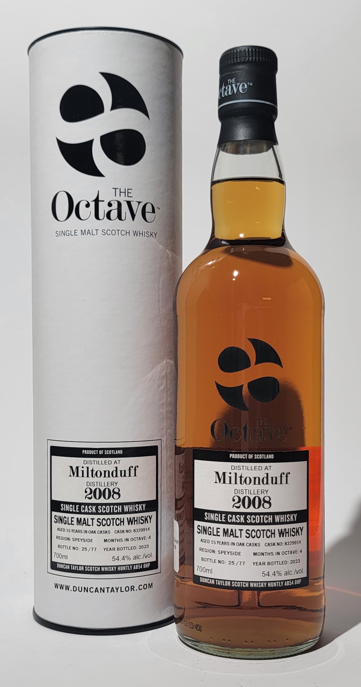 Duncan Taylor 'The Octave' Miltonduff 2008 15 Years Old