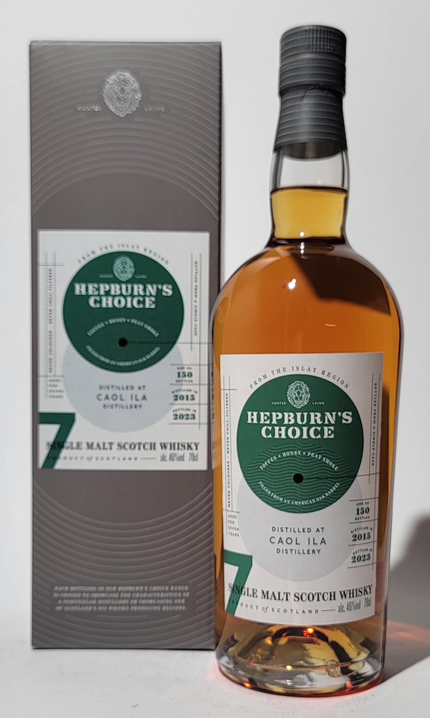 Hunter Laing 'Hepburn's Choice' Caol Ila 2015 7 Years Old