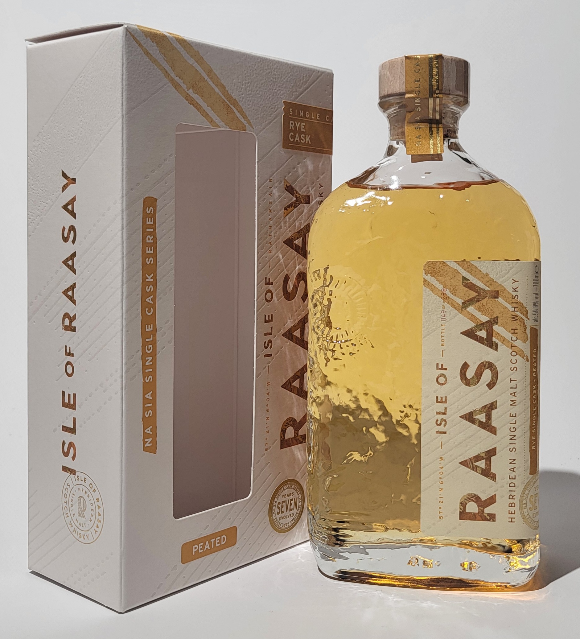 Raasay Single Malt -Peated - Rye- Na Sia 7 Years Old