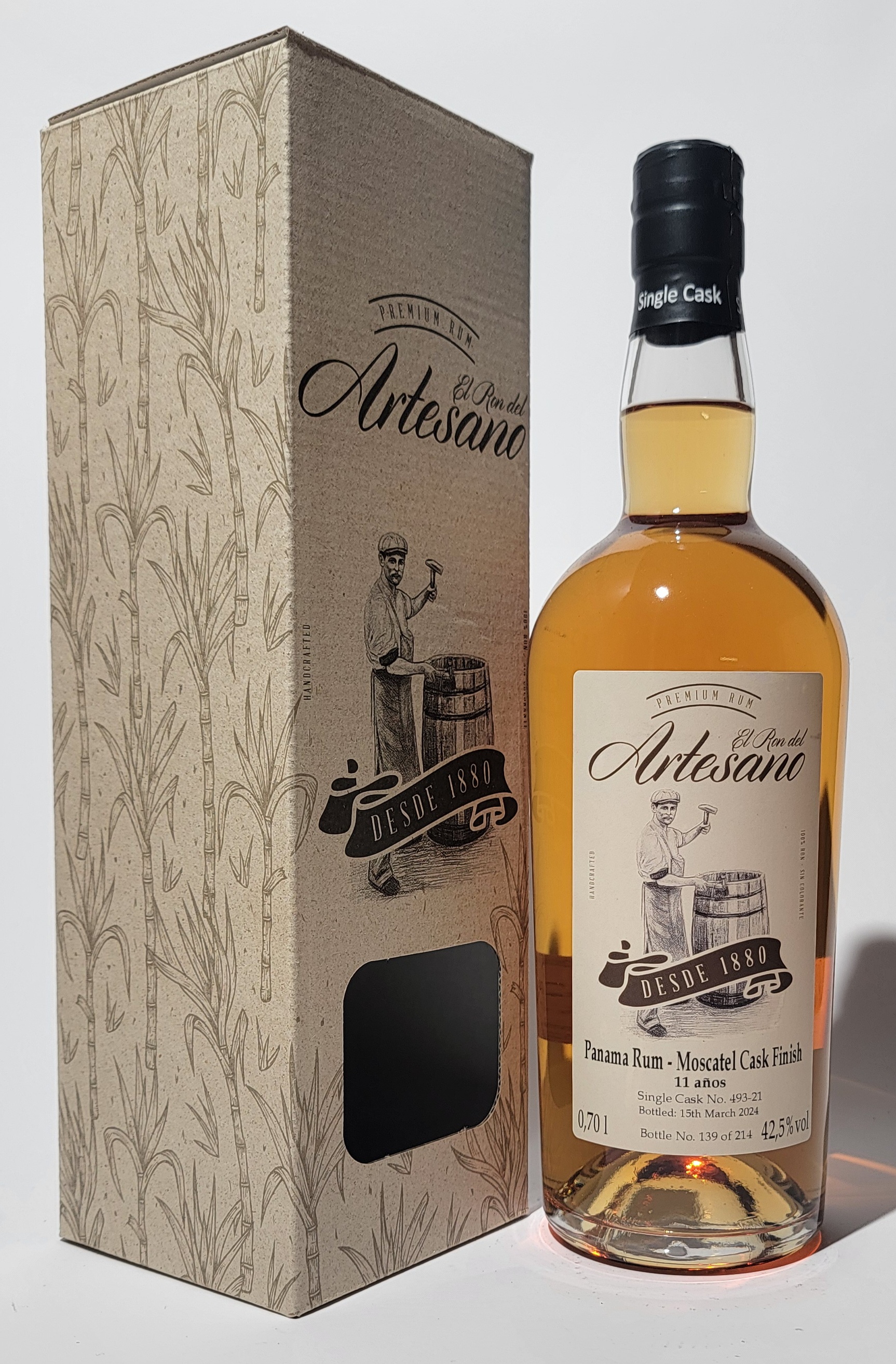 El Ron del Artesano 11 Years Old - Moscatel Cask Finish