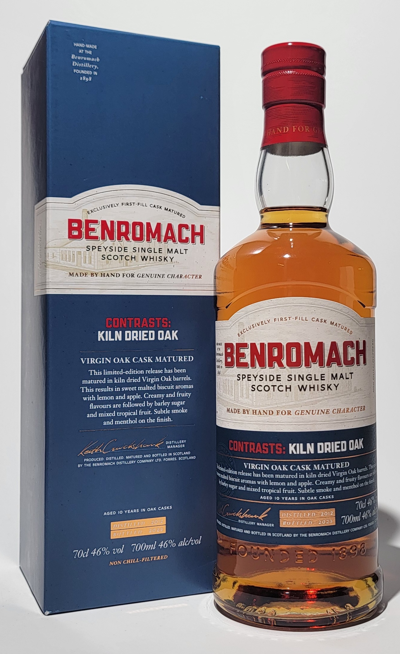 Benromach Virgin Oak Kiln Dried 2012