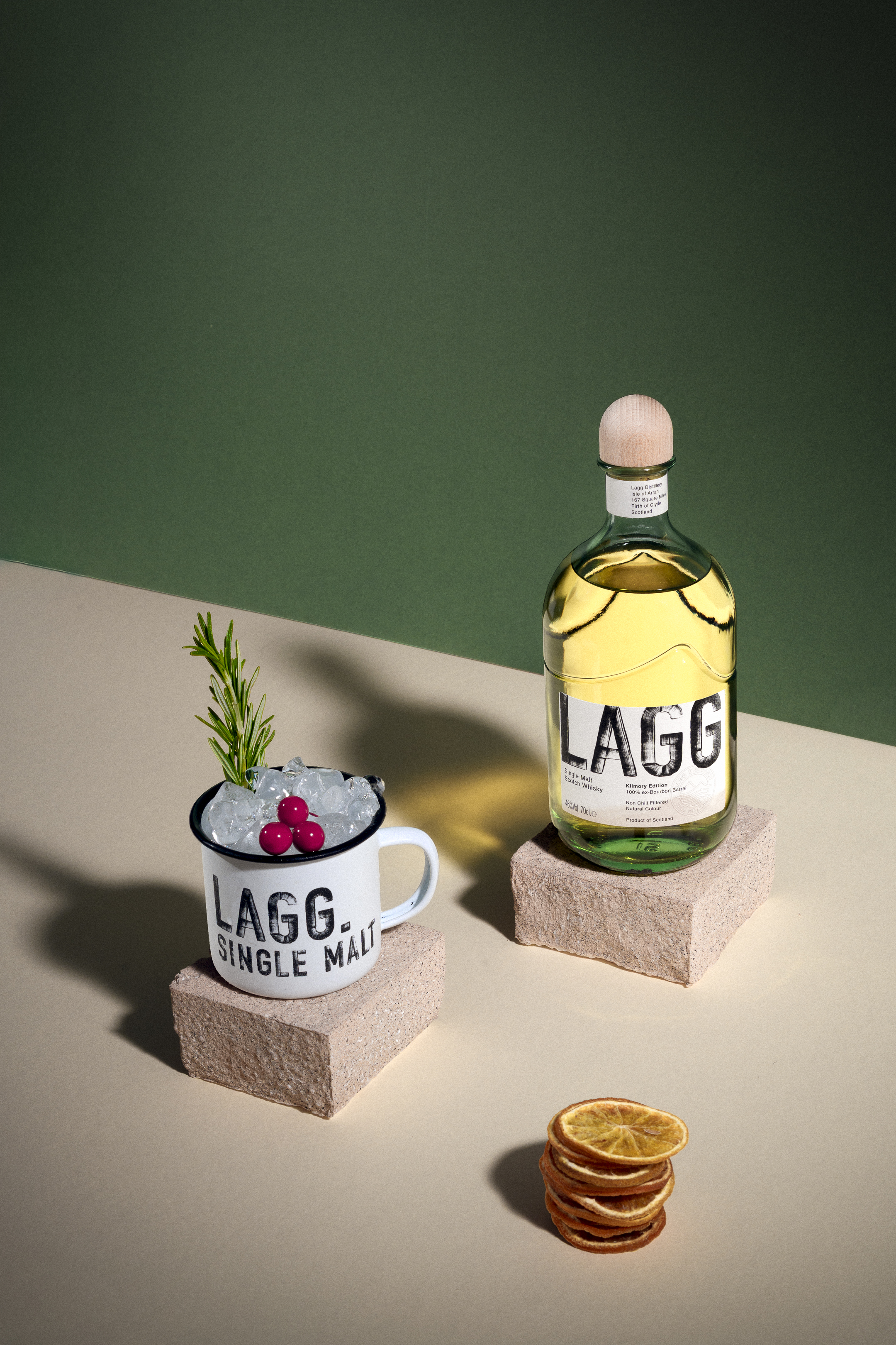 Lagg White Enemal Mug