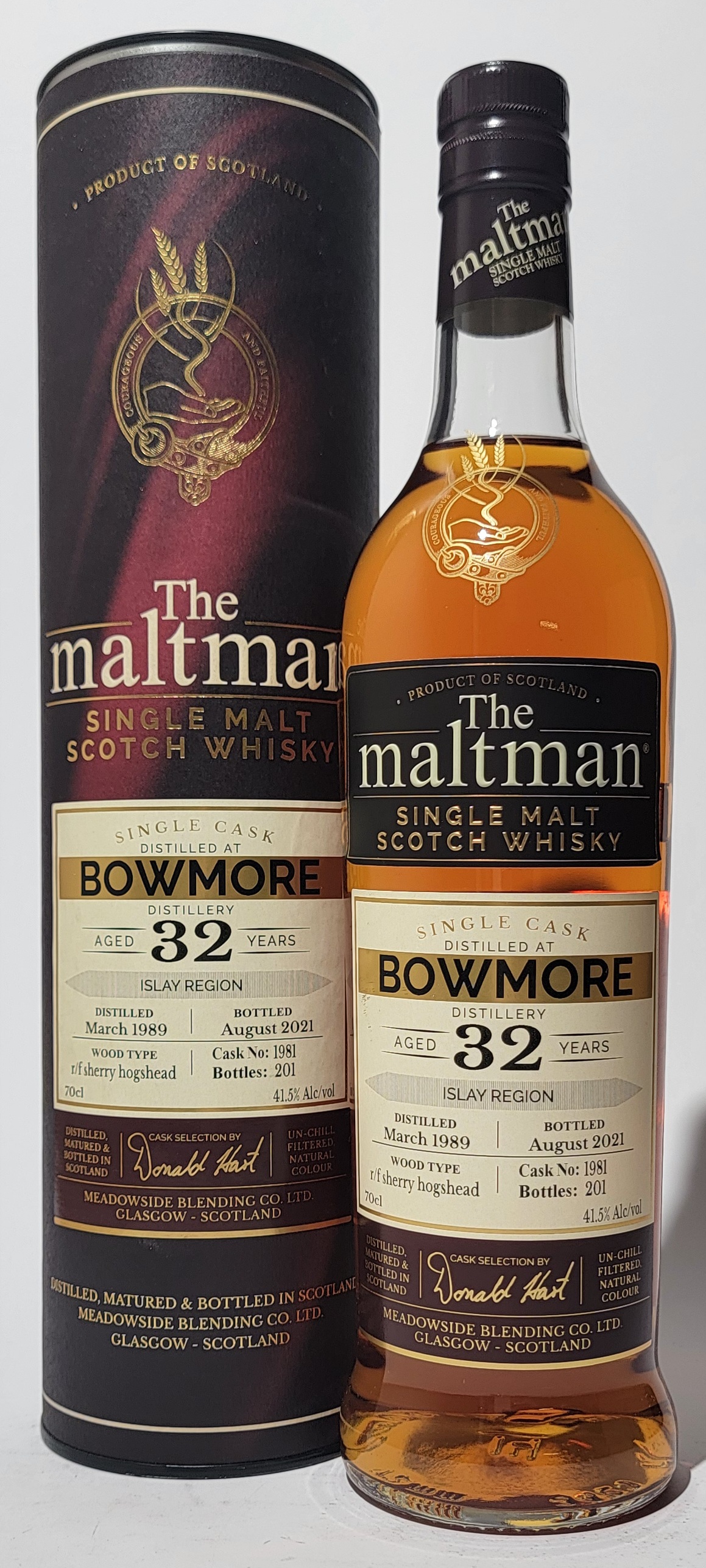 The Maltman Bowmore 1989 32 Years Old The Maltman Bowmore 1989 32 Years Old