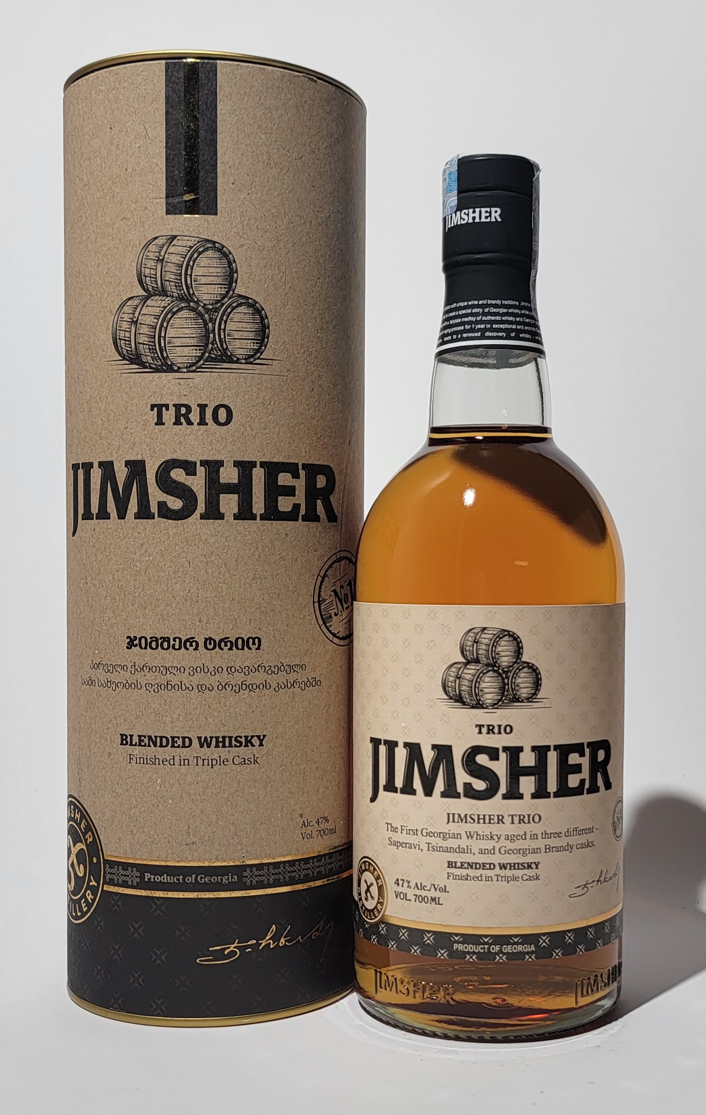 Jimsher Georgian Blended Whisky - 'Trio'
