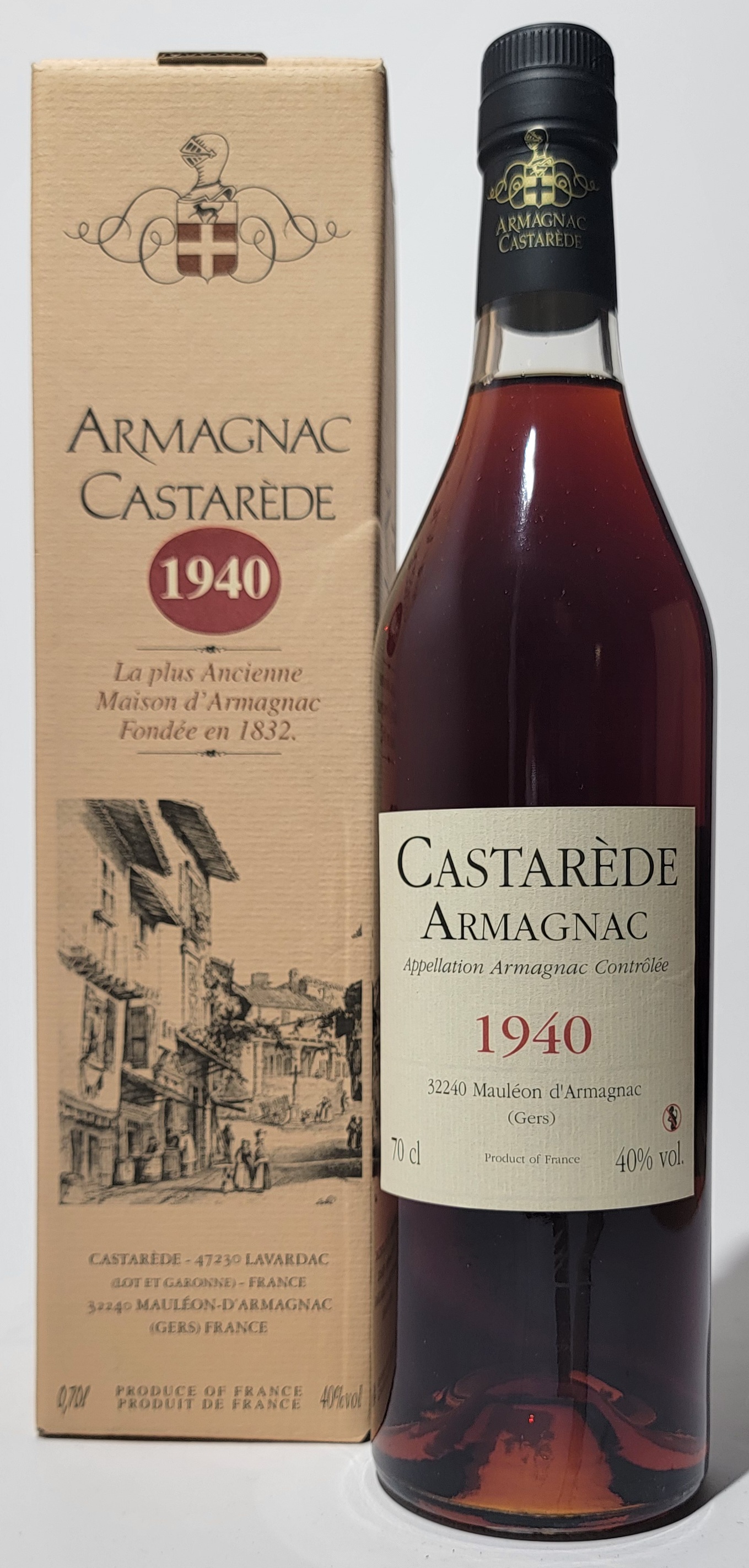Armagnac Castarede 1940