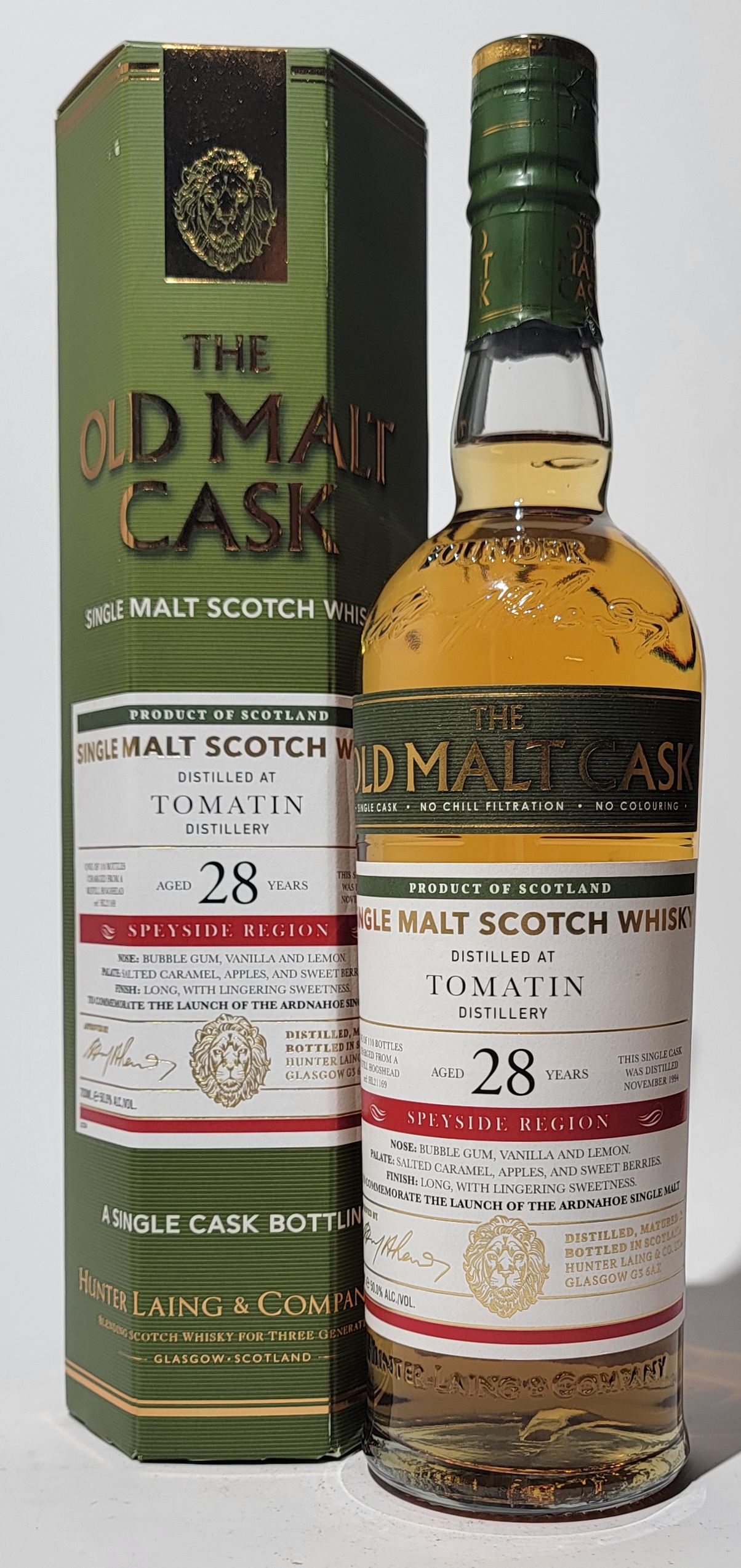 The Old Malt Cask Tomatin 1994 28 Years Old