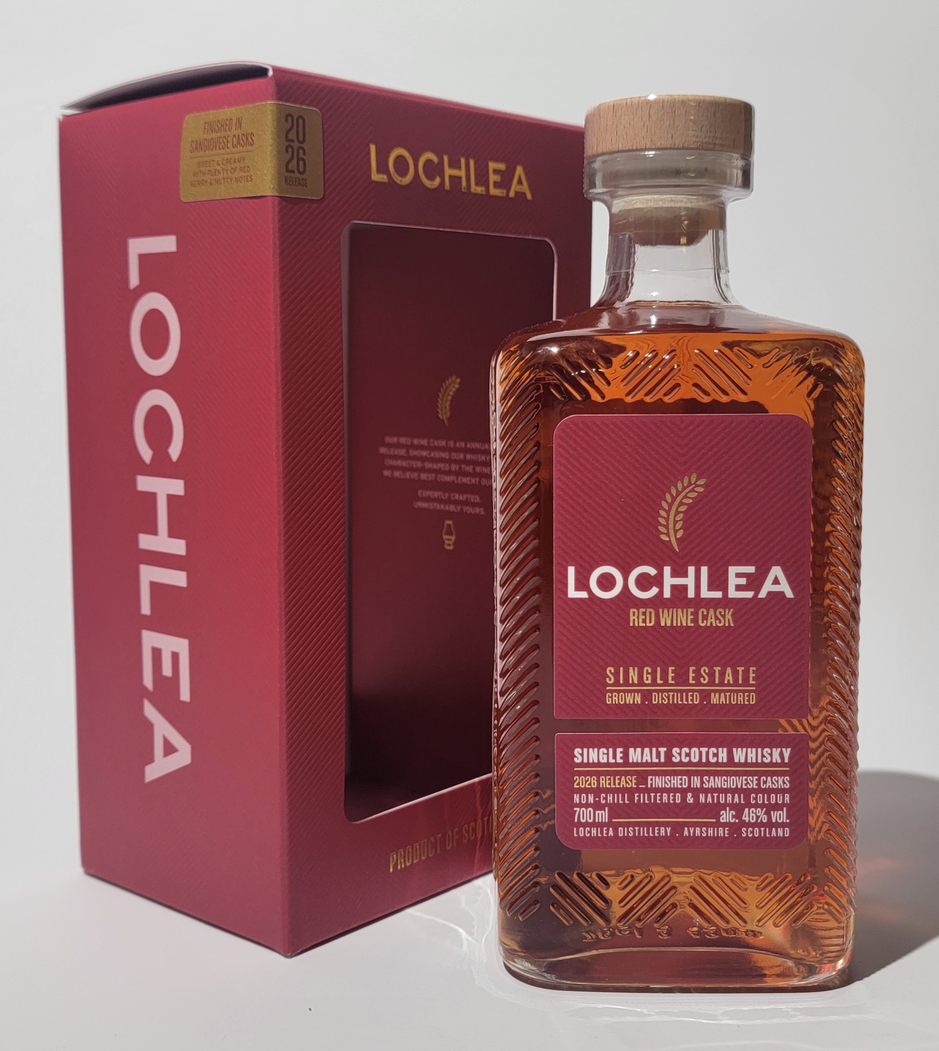 Lochlea 'Red Wine Cask Sangiovese' Release 2026