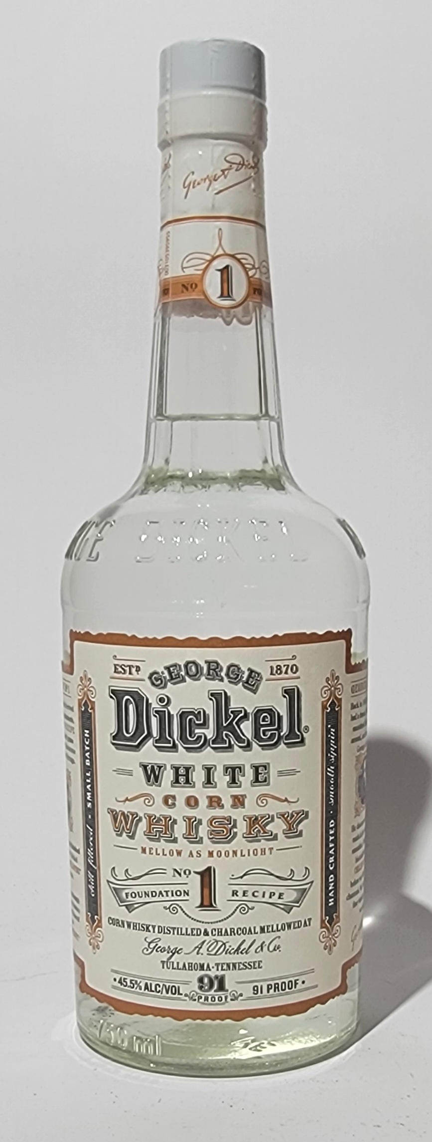 George Dickel No.1 Unaged White Corn