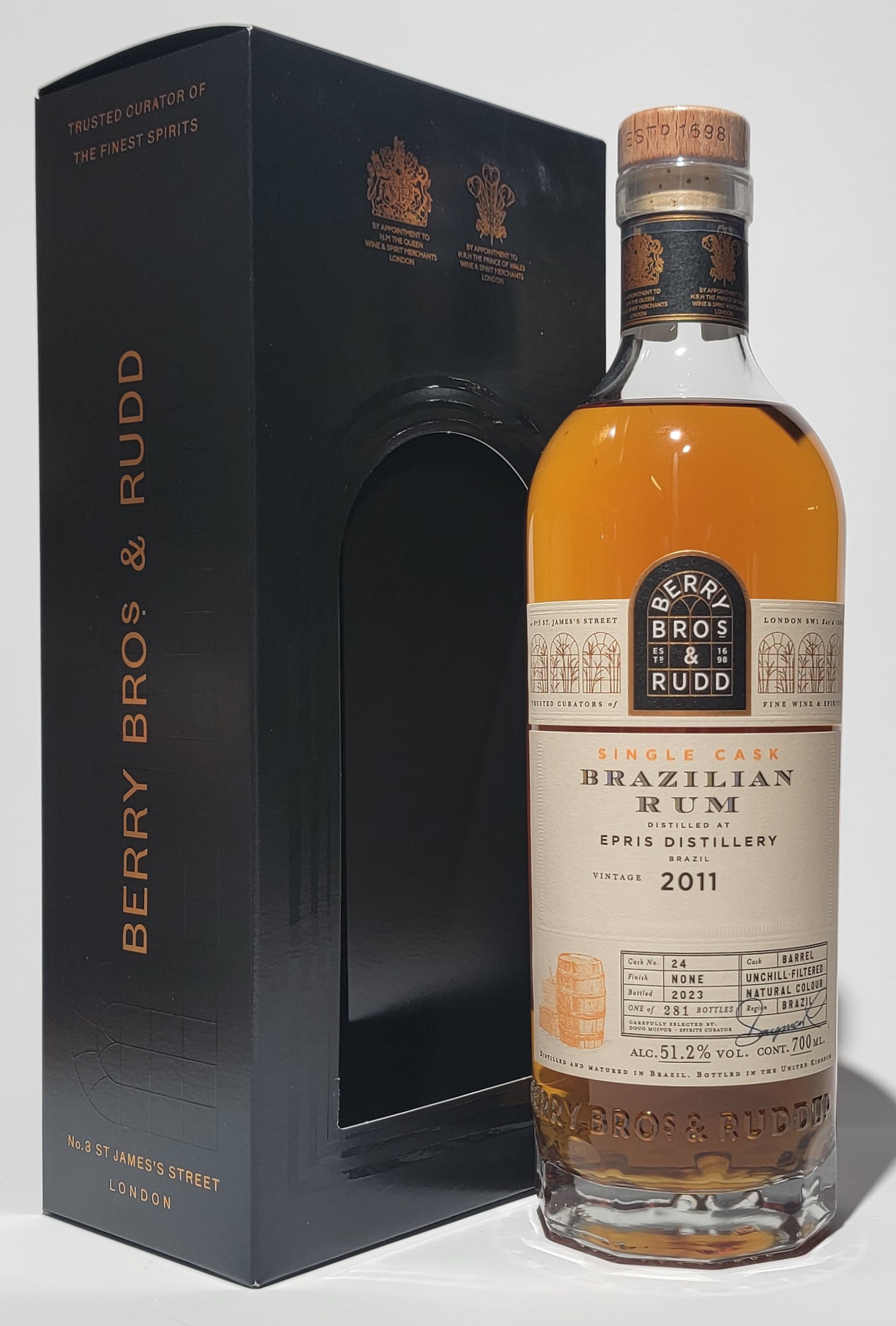 Berry Bros. & Rudd Brazilian Rum Epris 2011