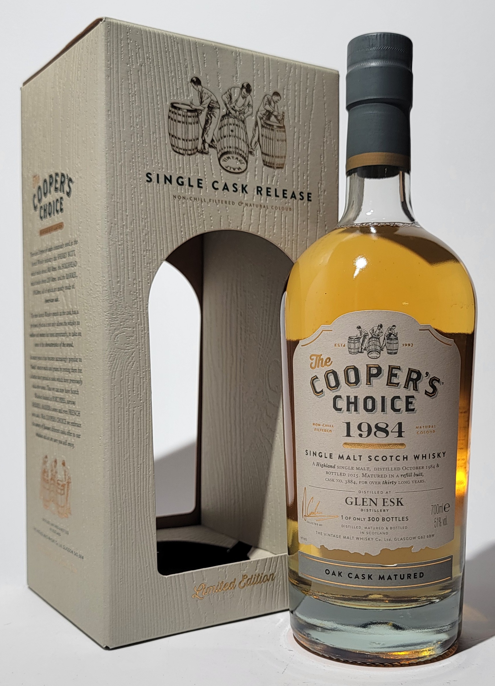 The Cooper's Choice Glen Esk 1984 30 Years Old