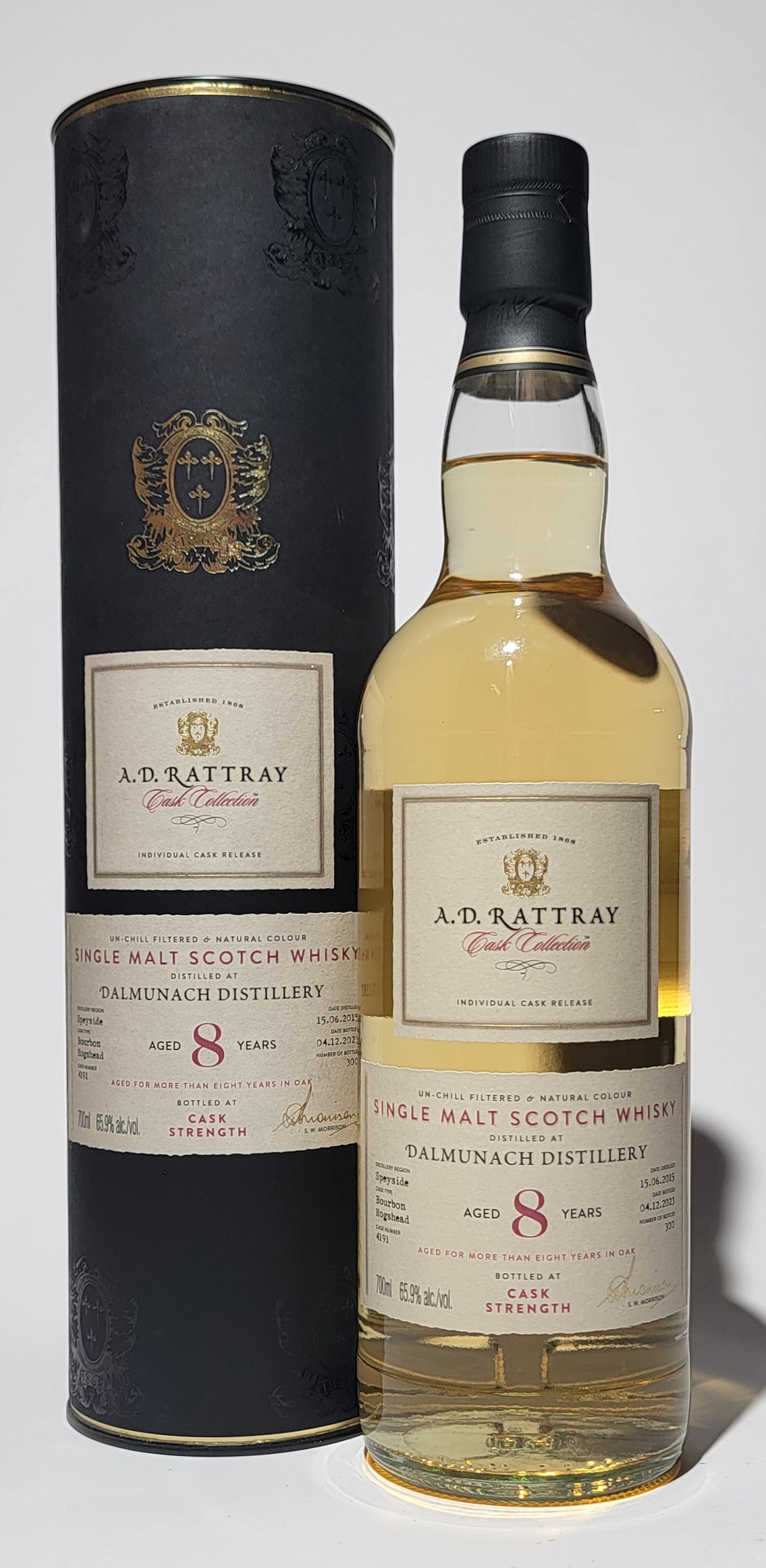 A.D. Rattray 'Cask Collection' Dalmunach 2015 8 Years Old