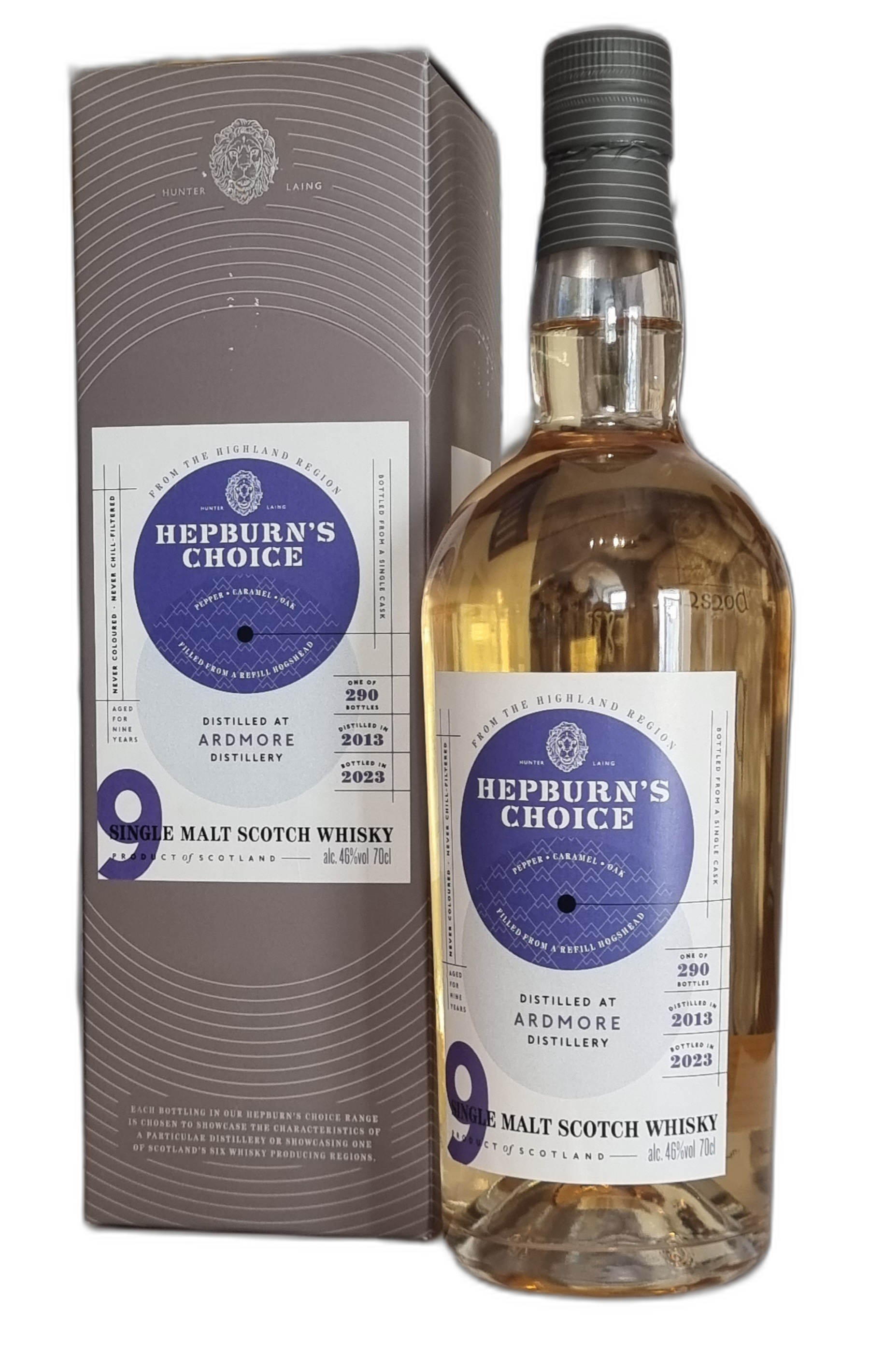Hunter Laing 'Hepburn's Choice' Ardmore 2013 9 Years Old
