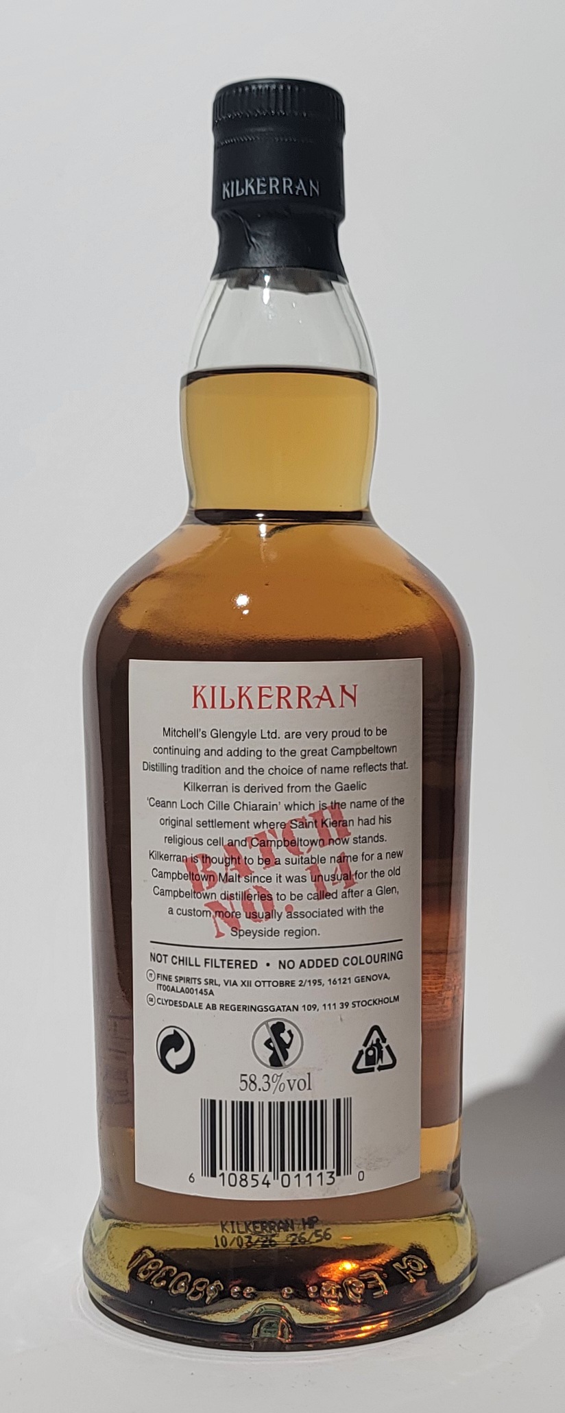 Kilkerran Heavily Peated Batch 14