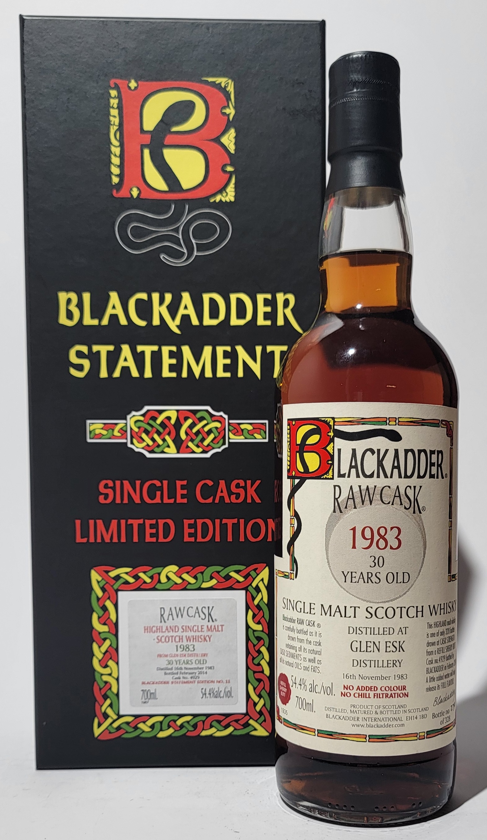 Blackadder Statement Glen Esk 1983 30 Years Old