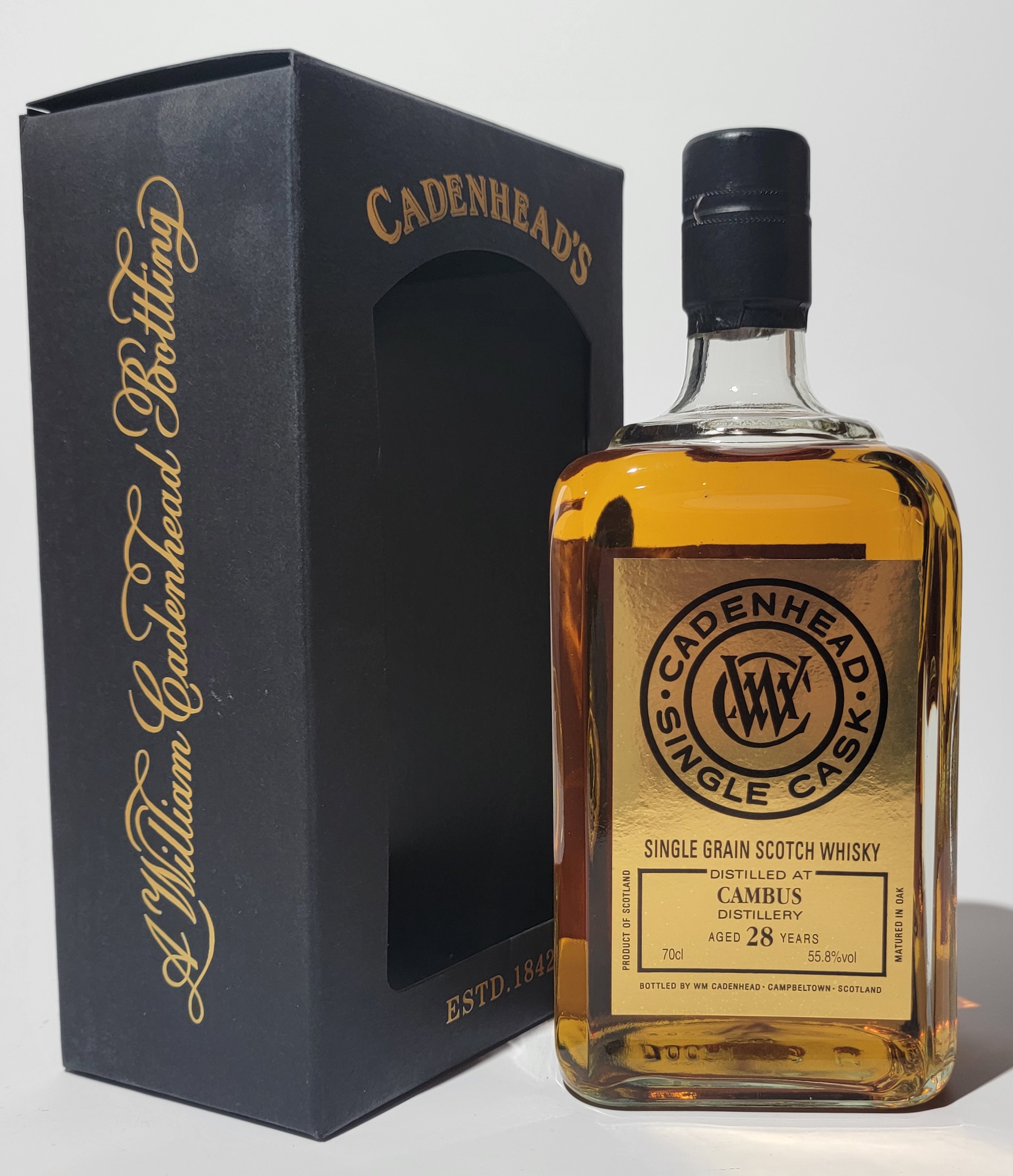 Cadenhead's 'Single Cask' Cambus 28 Years Old