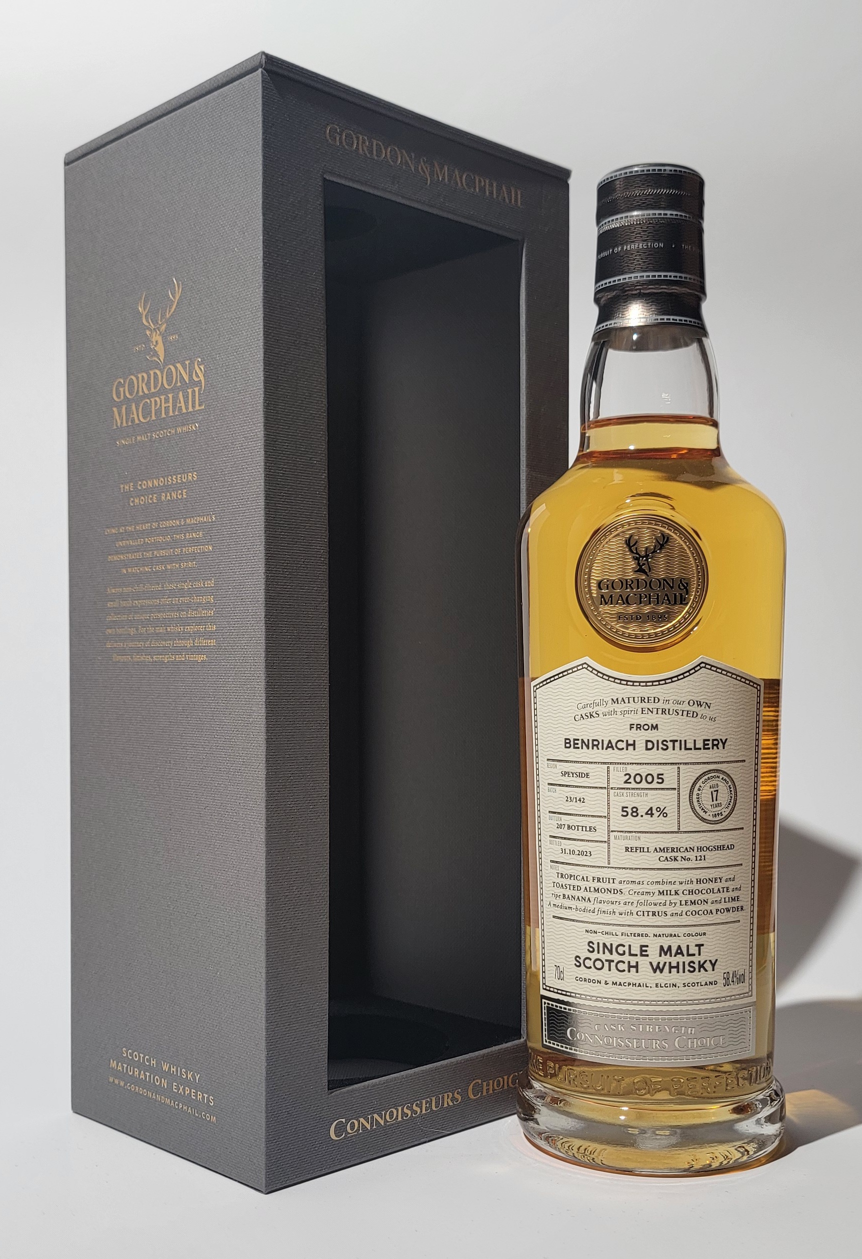 Gordon & MacPhail 'Connoisseurs Choice' Benriach 2005 17 Years Old