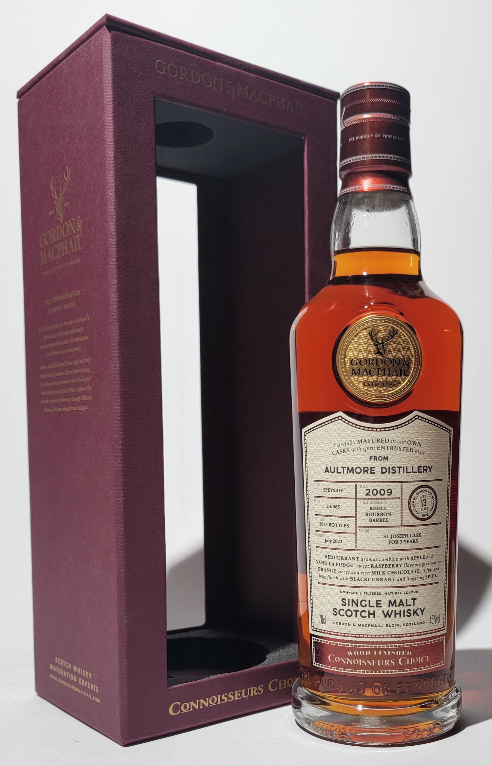 Gordon & MacPhail 'Connoisseurs Choice' Aultmore St. Joseph Cask 13 Years Old