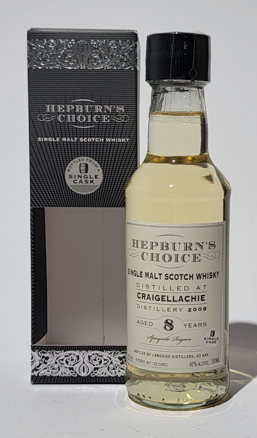 Hunter Laing 'Hepburn's Choice' Craigellachie 8 Years Old - Mini
