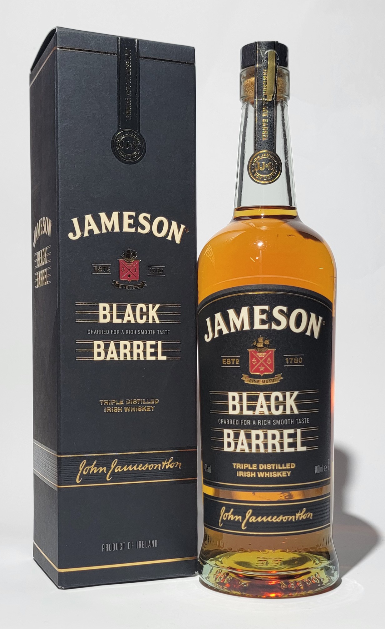 Jameson Black Barrel Triple Distilled Irish Whiskey