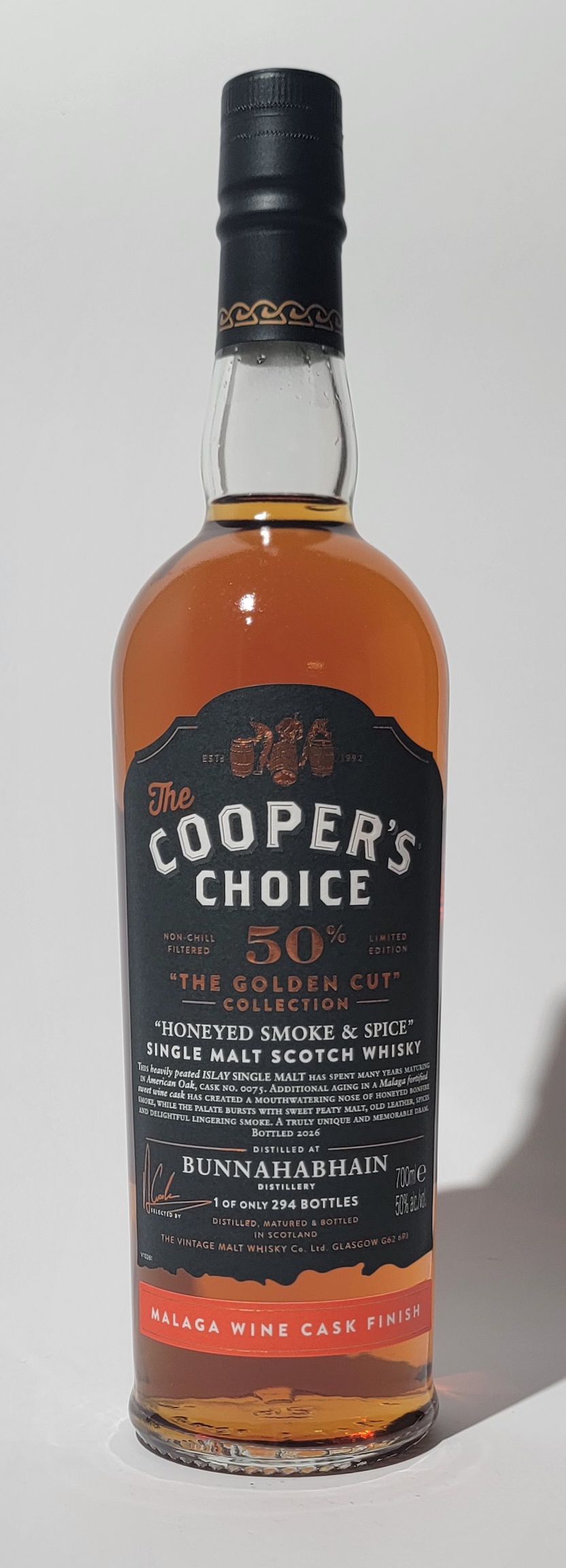 The Cooper's Choice 'THE GOLDEN CUT' Bunnahabhain "Honeyed Smoke&Spice"