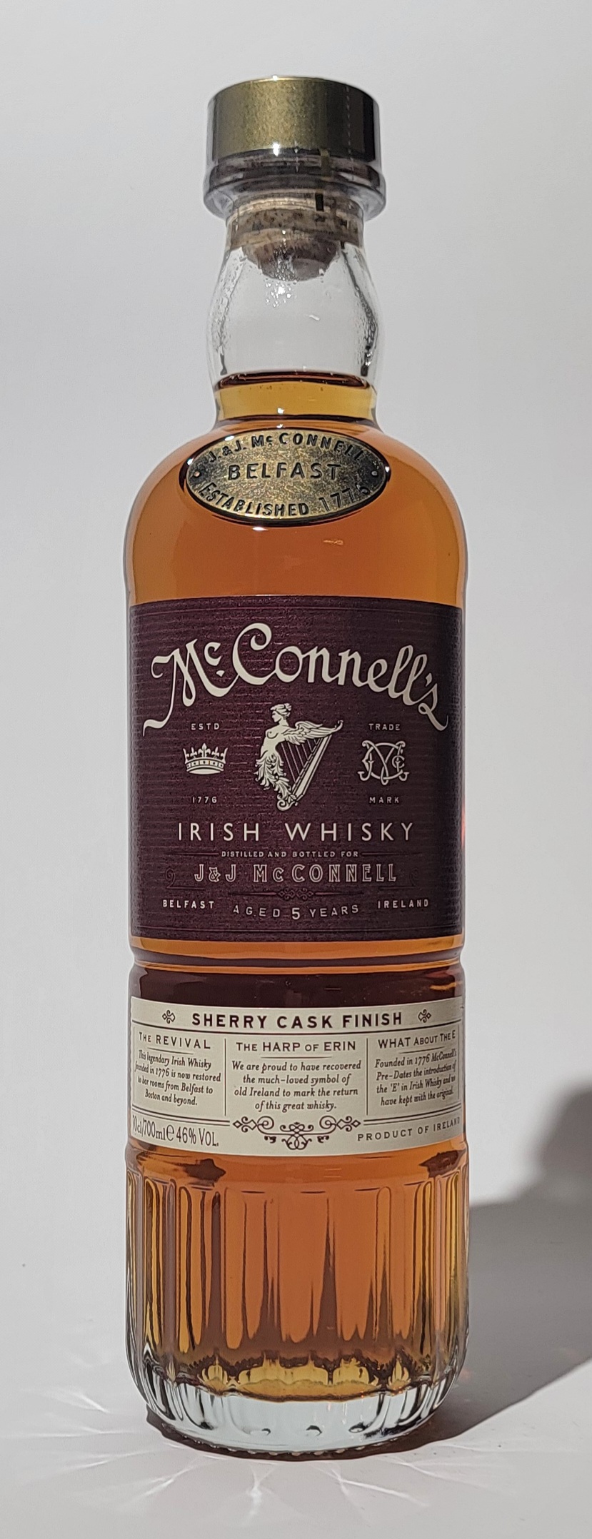 McConnell's Irish Whisky Sherry Cask