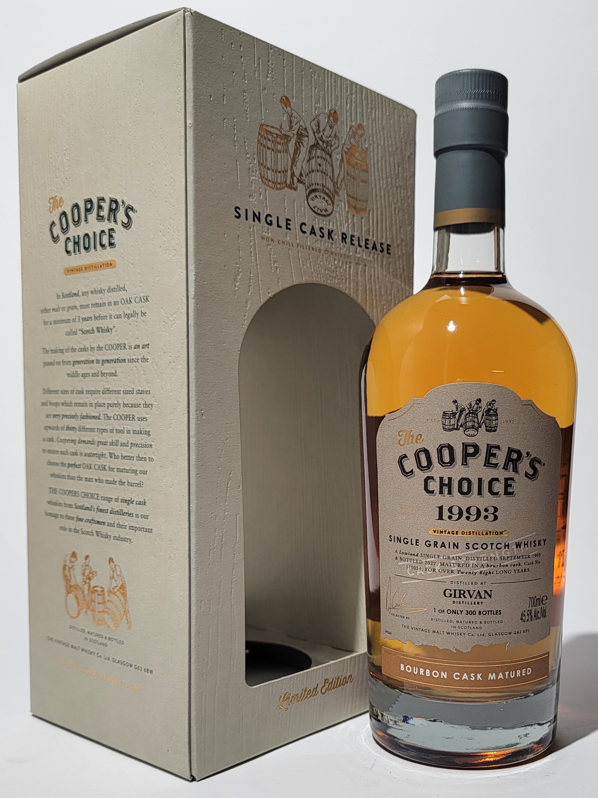 The Cooper's Choice Girvan 1993 28 Years Old