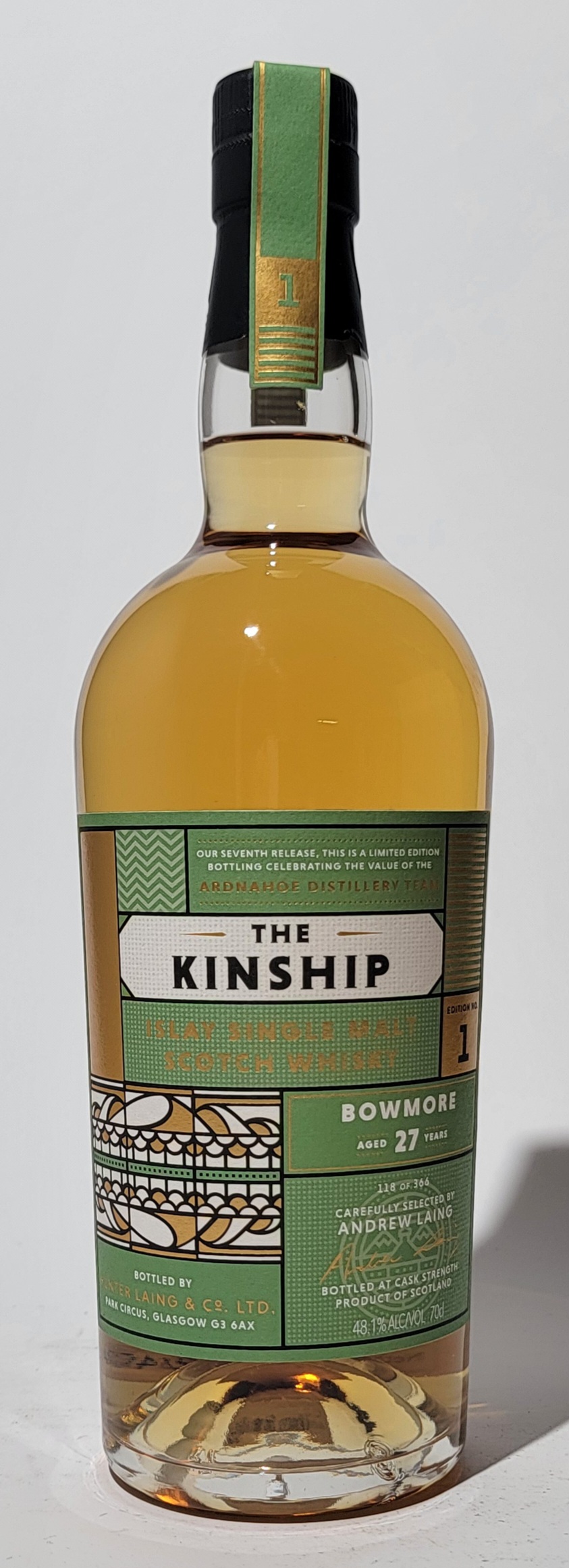 Hunter Laing 'The Kinship' Bowmore 27 Years Old