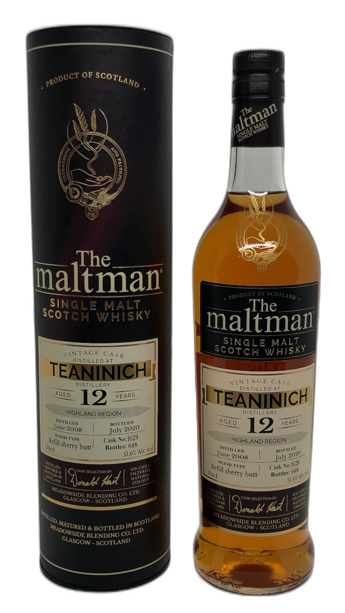The Maltman Teaninich 2008 12 Years Old