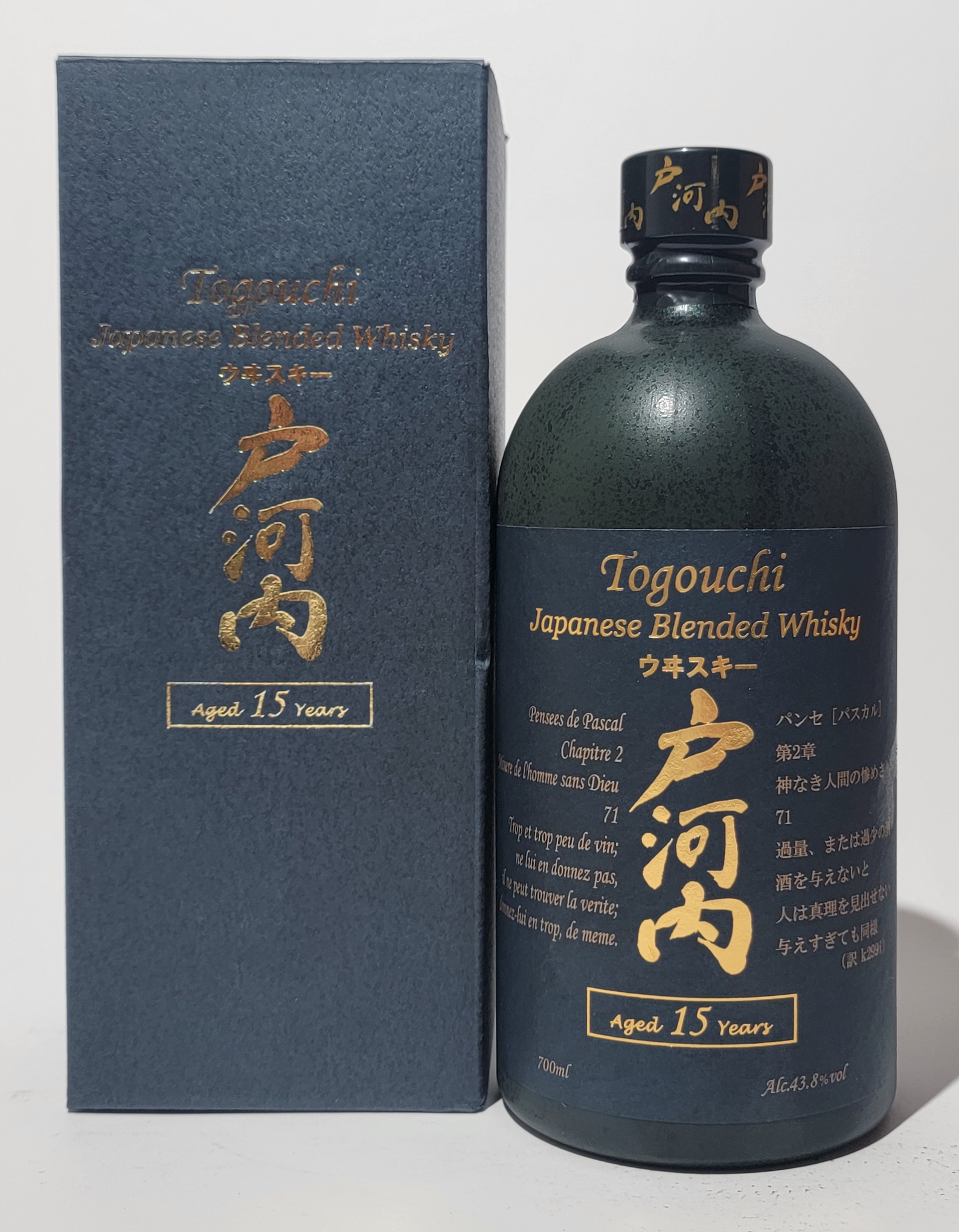 Togouchi Japanese Blended Whisky 15 Years Old