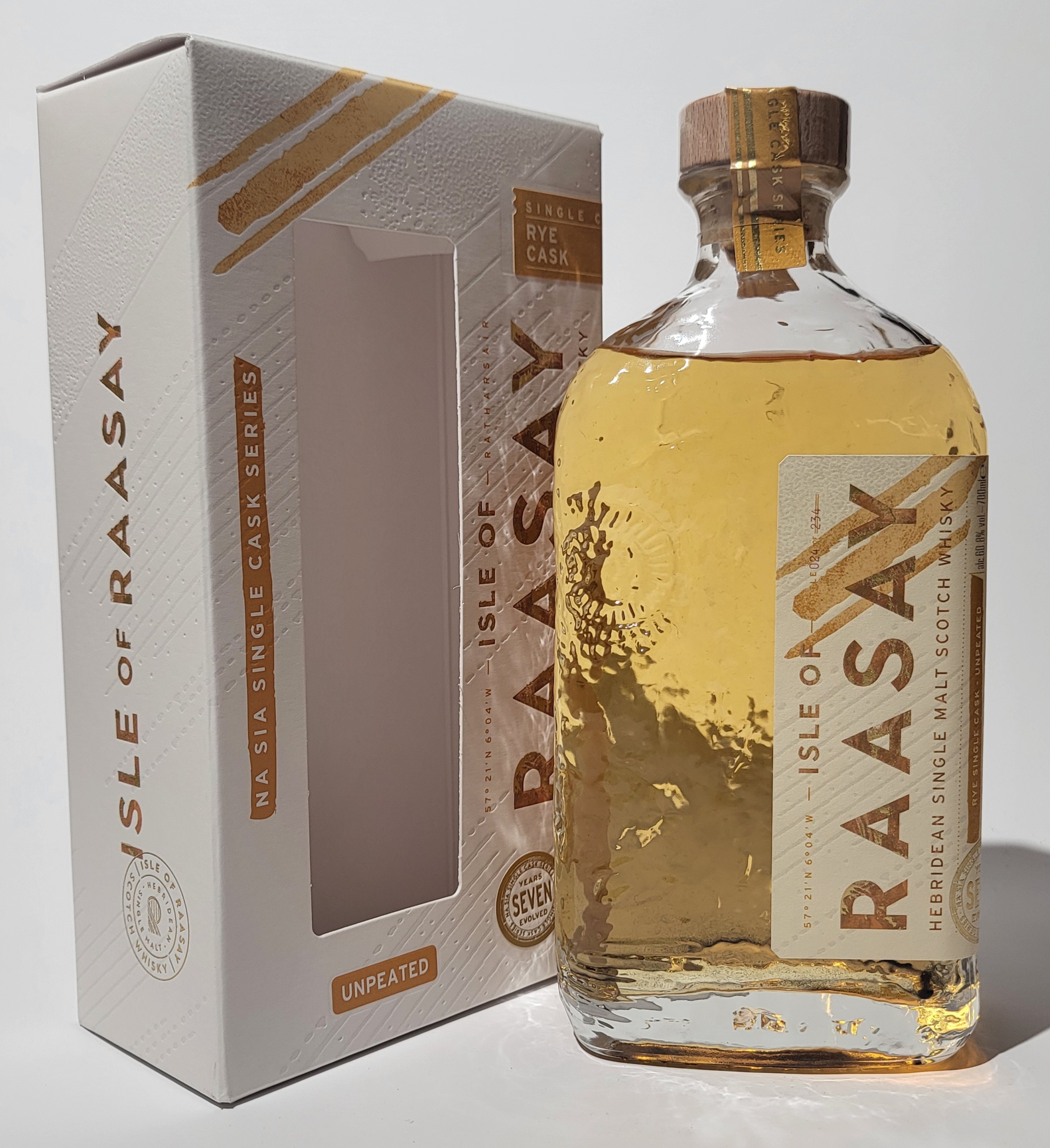 Raasay Single Malt -Unpeated - Rye- Na Sia 7 Years Old