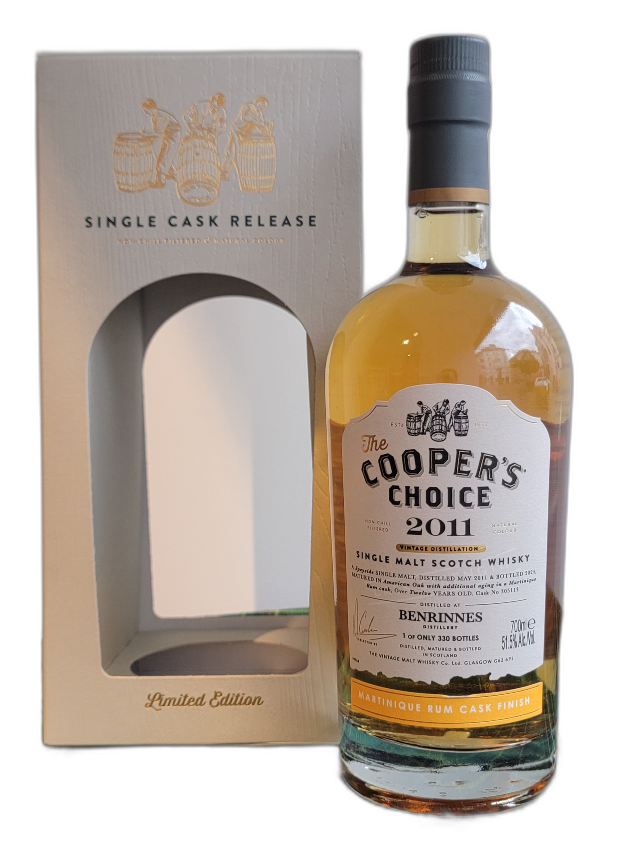 The Cooper's Choice Benrinnes 2011 12 Years Old