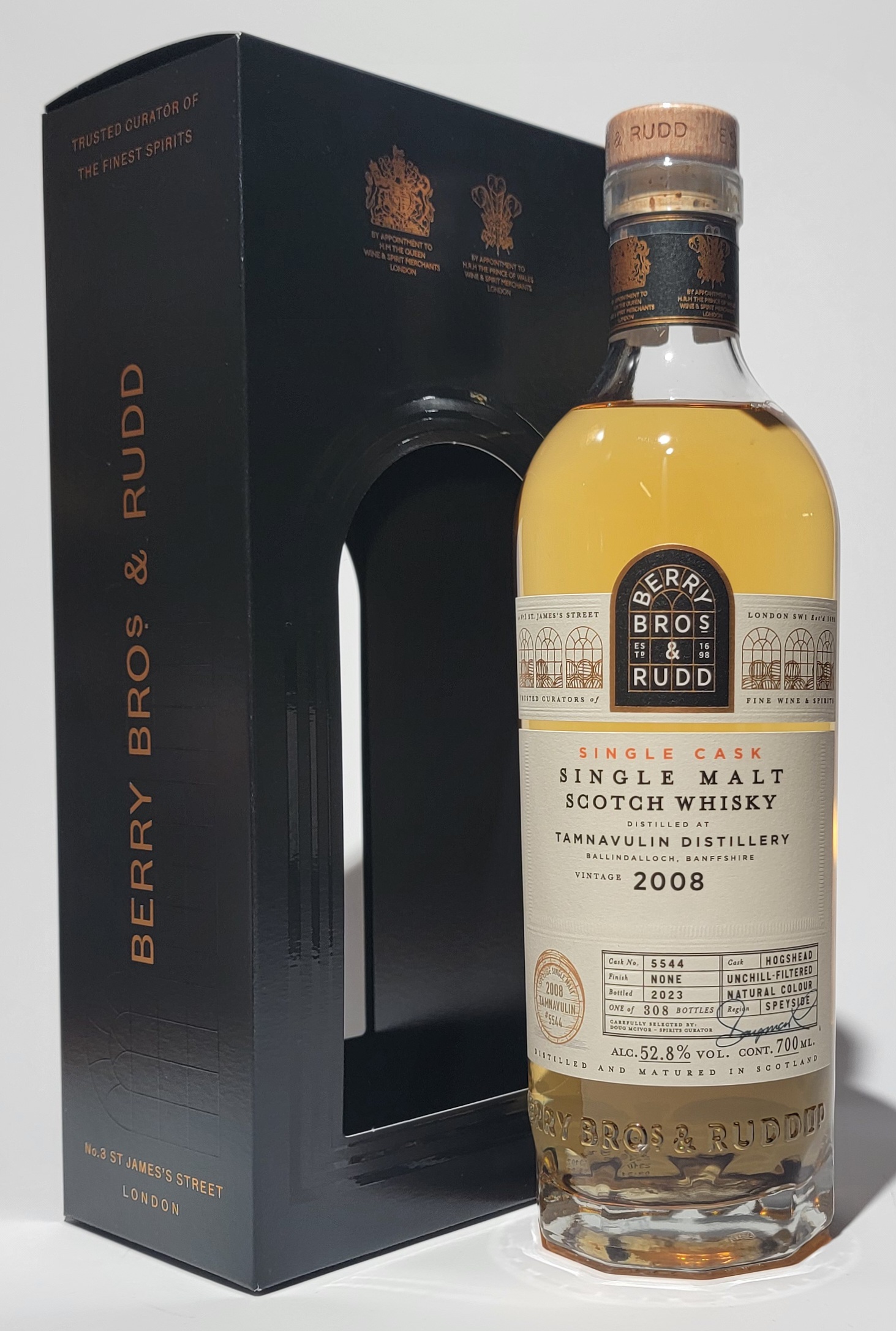 Berry Bros. & Rudd Tamnavulin 2008 15 Years Old Berry Bros. & Rudd Tamnavulin 2008 15 Years Old