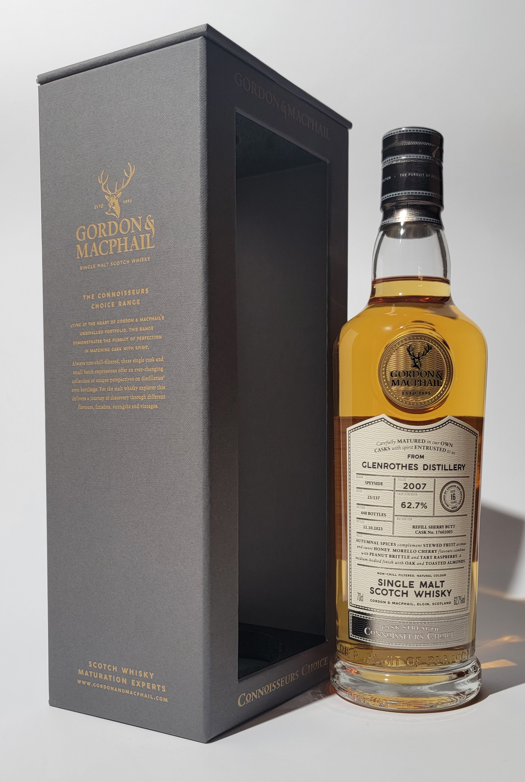 Gordon & MacPhail 'Connoisseurs Choice' Glenrothes 2007 16 Years Old