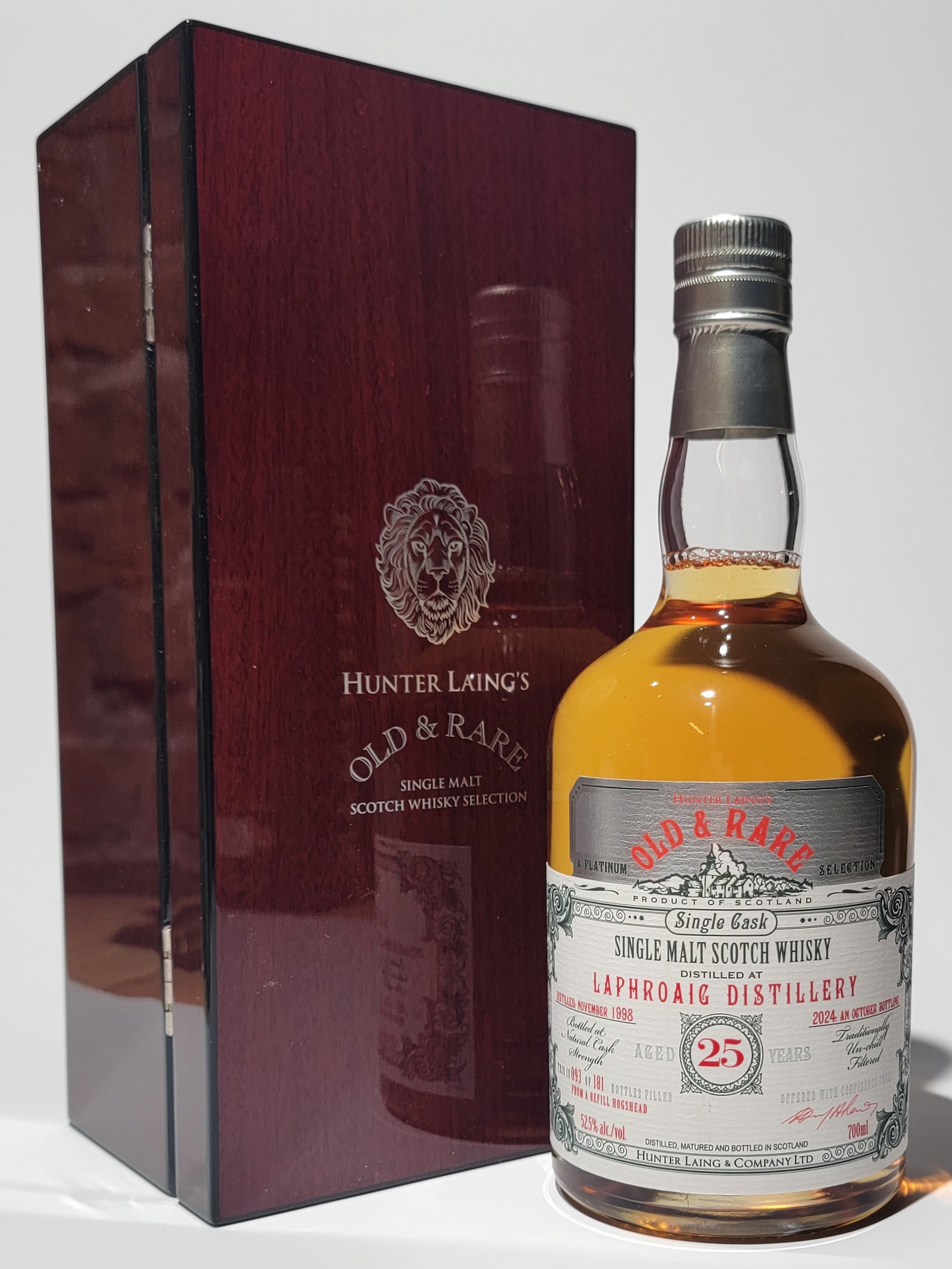 Hunter Laing 'Old & Rare' Laphroaig 1998 25 Years Old