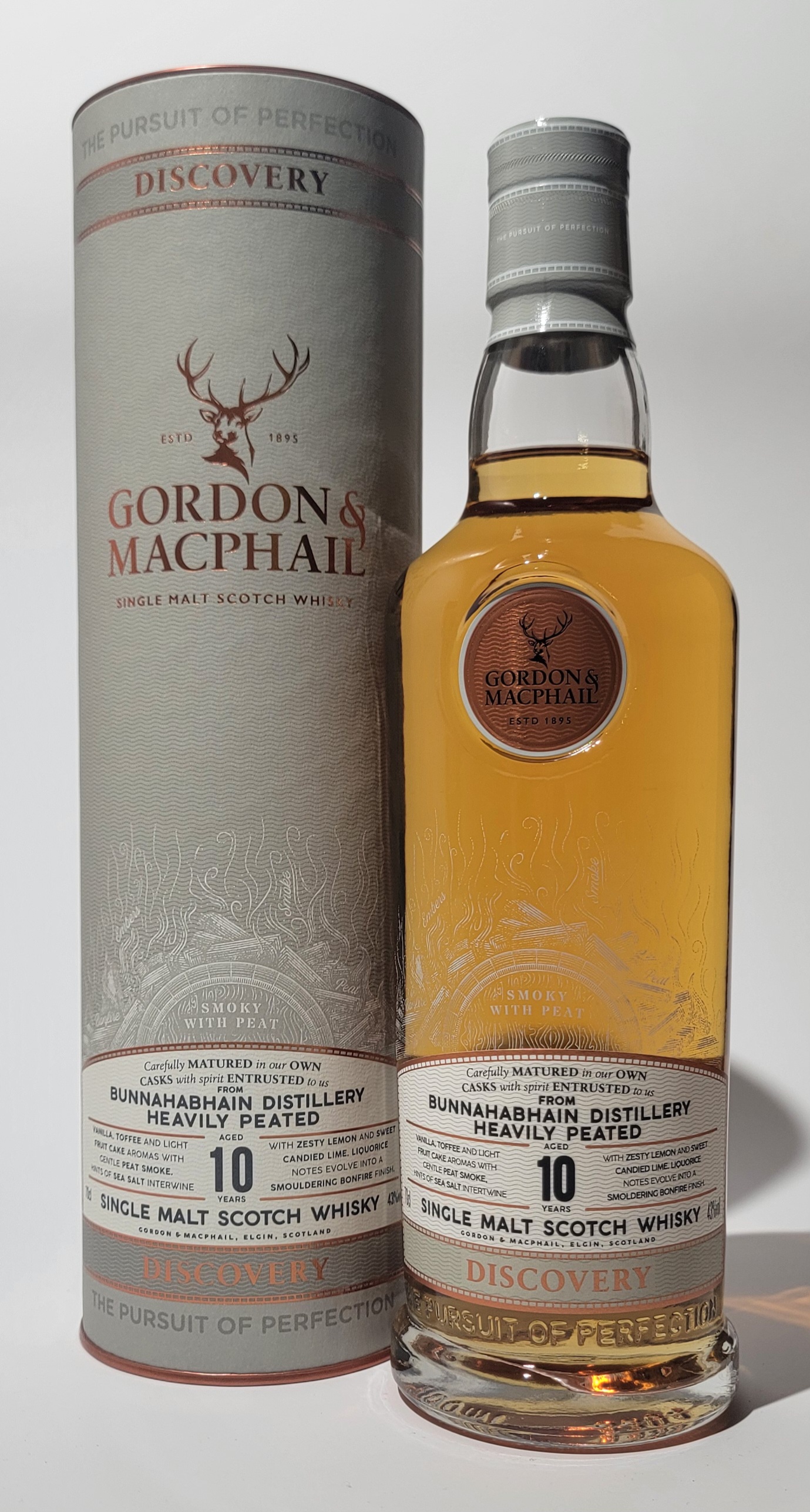 Gordon & MacPhail 'Discovery' Bunnahabhain 10 Years Old Heavily Peated