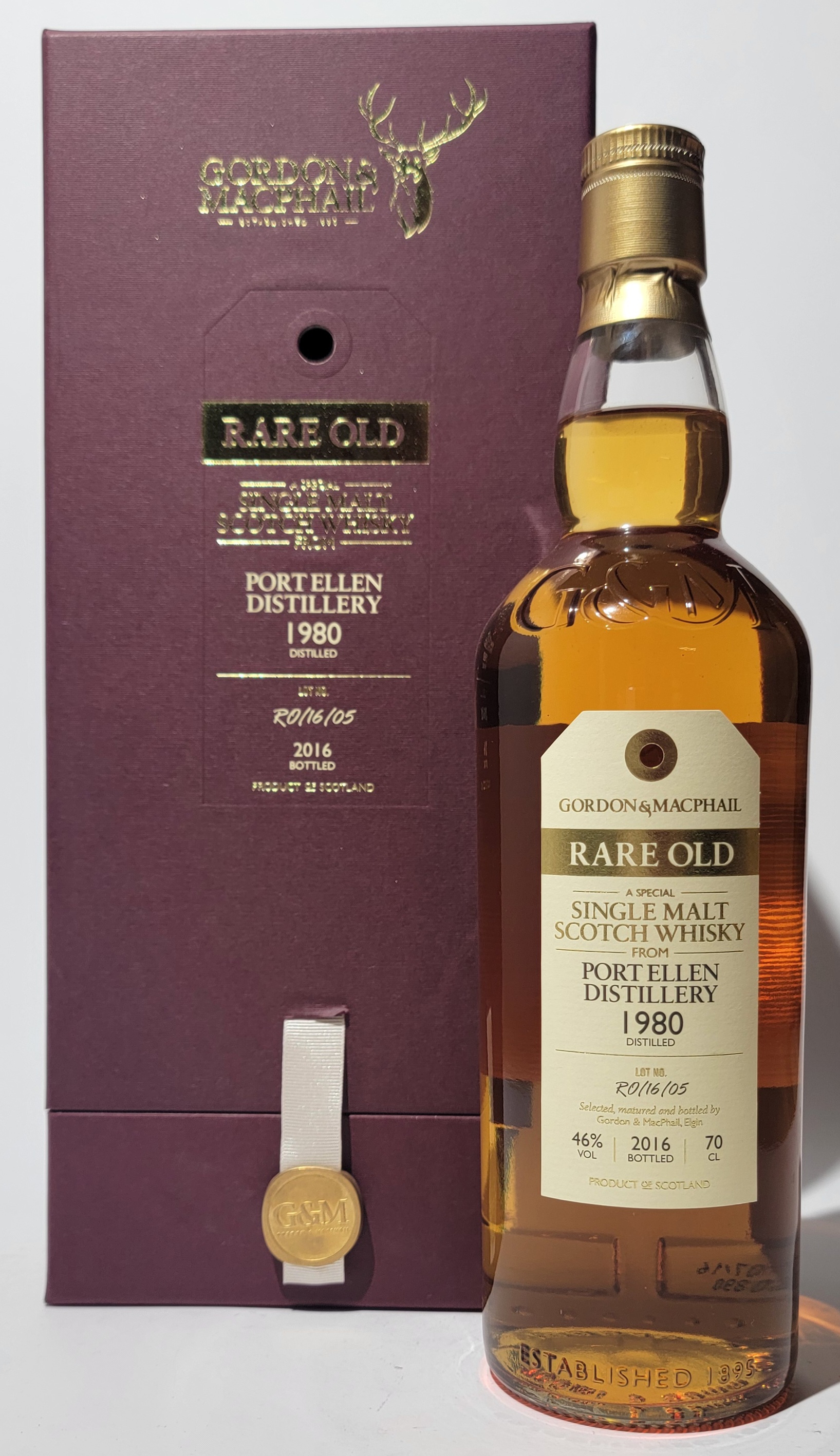 Gordon & MacPhail 'Rare Old' Port Ellen 1980 36 Years Old