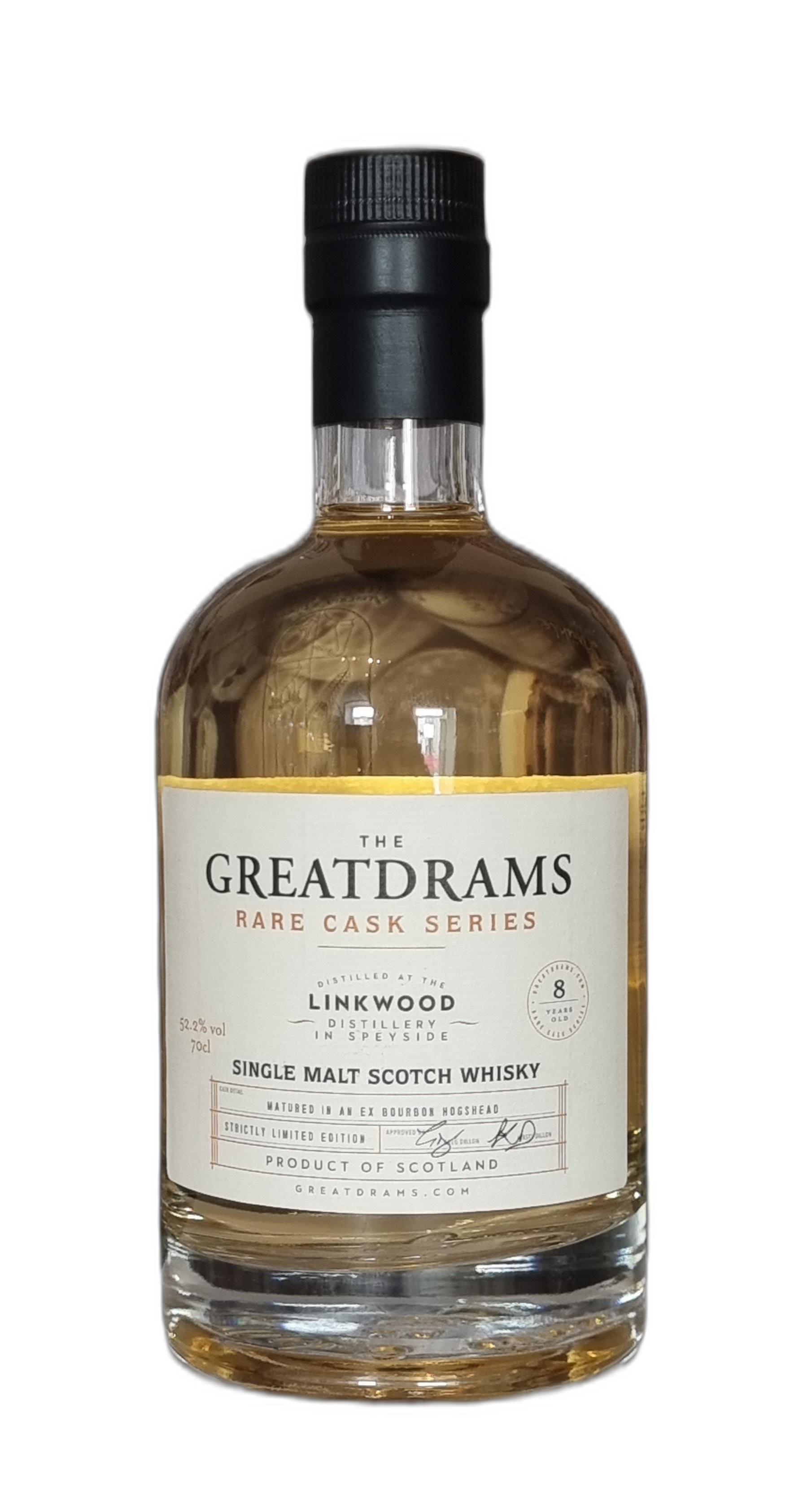 The Greatdrams 'Rare Cask Series' Linkwood 8 Years Old