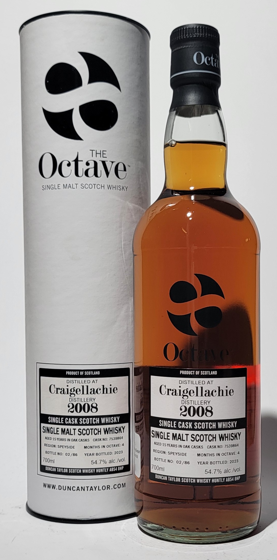 Duncan Taylor 'The Octave' Craigellachie 2008 15 Years Old