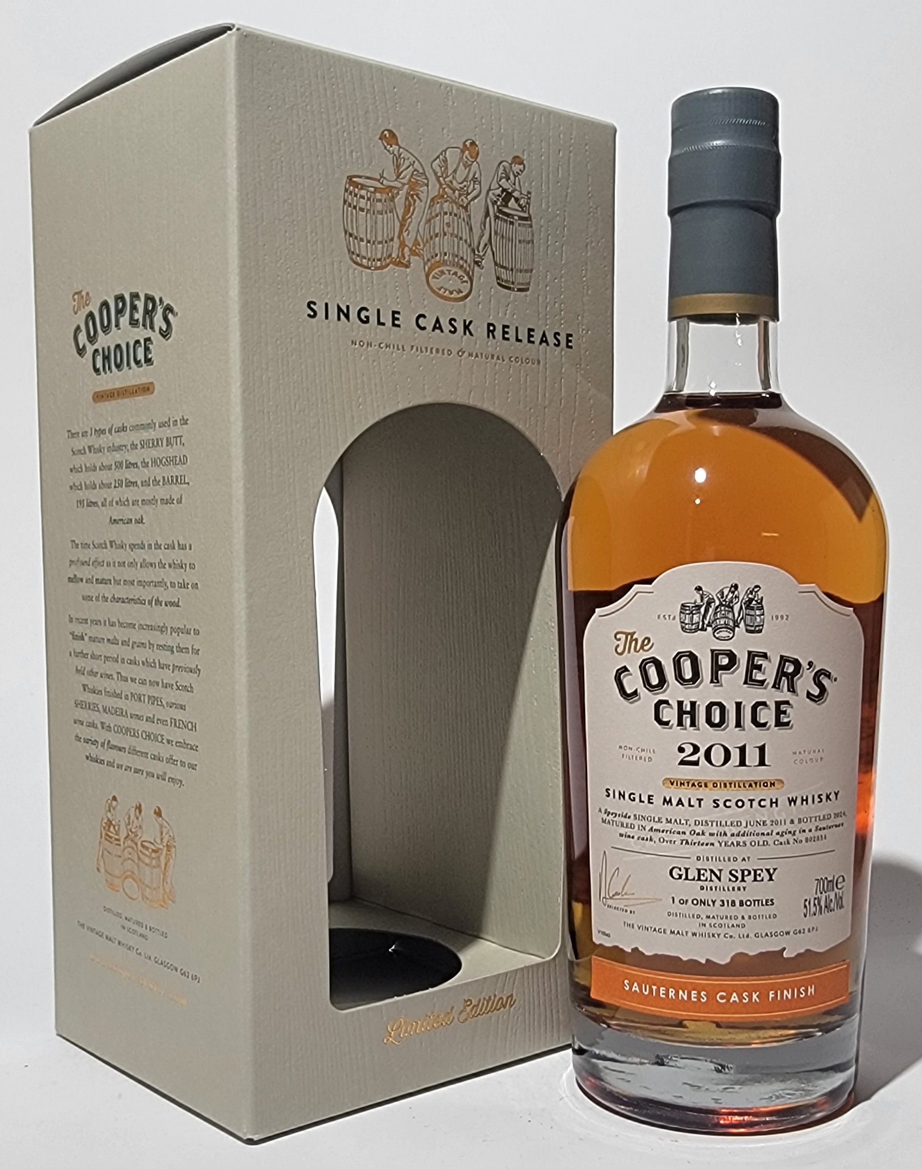 The Cooper's Choice Glen Spey 2011 13 Years Old
